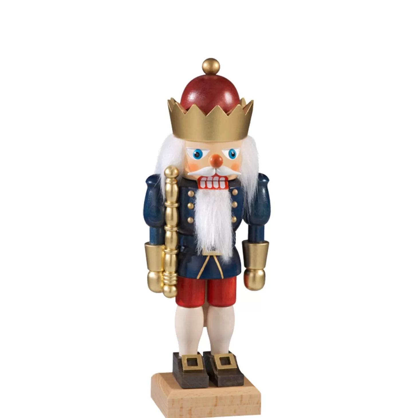 Christian ULBRICHT Nutcrackers>Nutcracker "King" Blue, 11.2 Inch