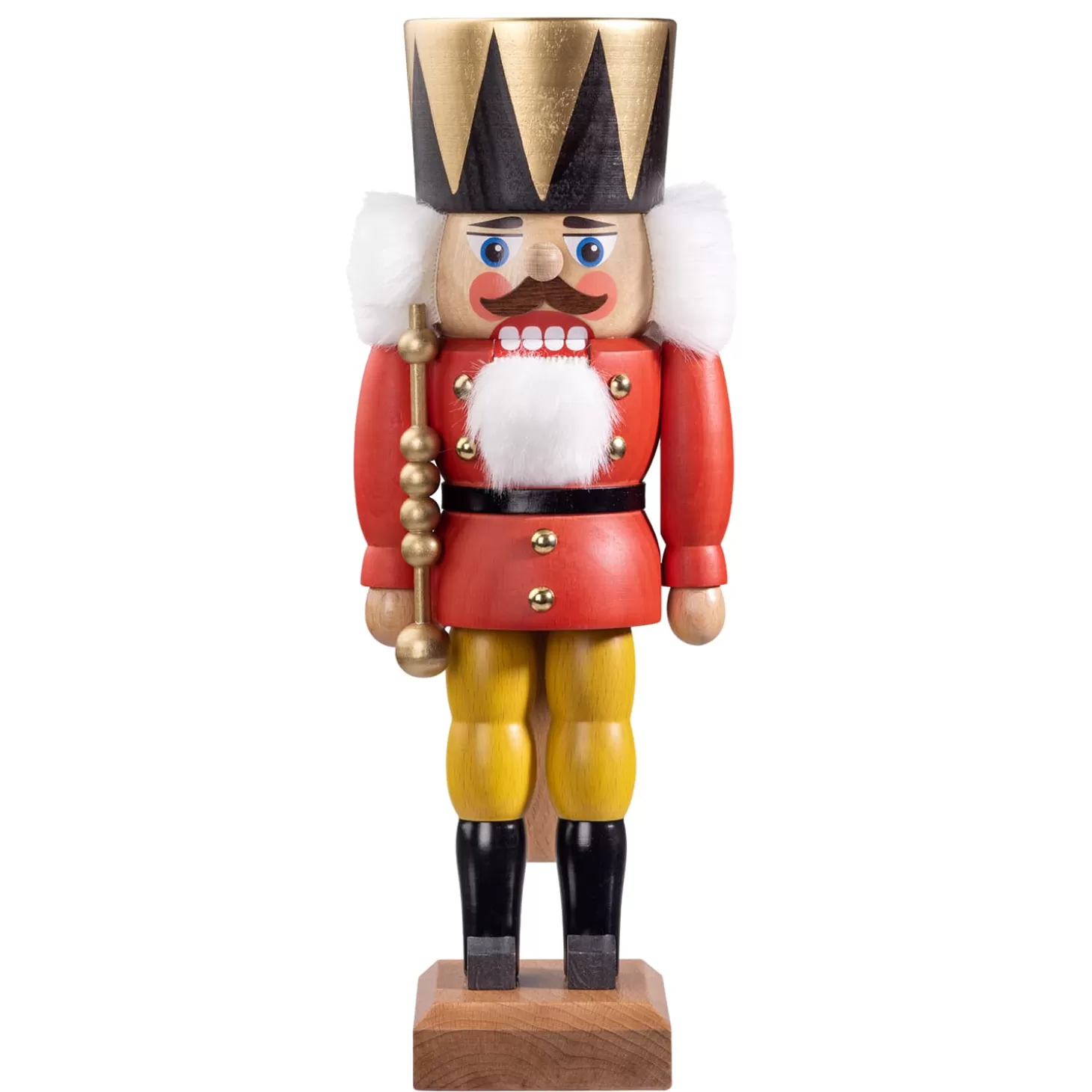 HODREWA Nutcrackers>Nutcracker "King", Red, 11.8 Inch