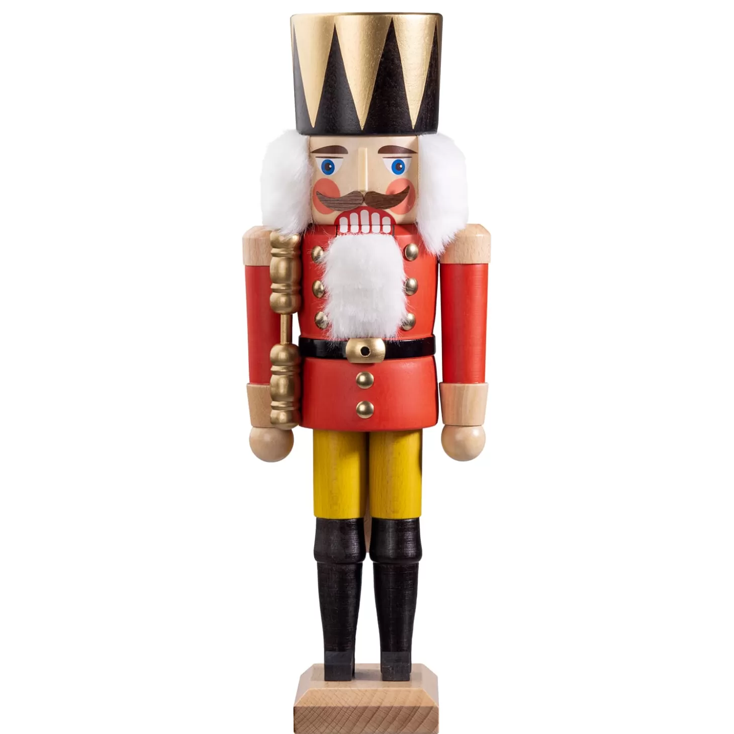 HODREWA Nutcrackers>Nutcracker "King", Red, 14.6 Cm