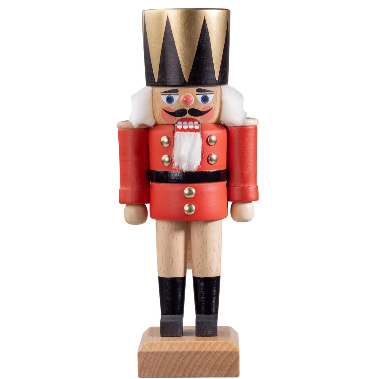 HODREWA Nutcrackers>Nutcracker "King", Red, 8.1 Inch