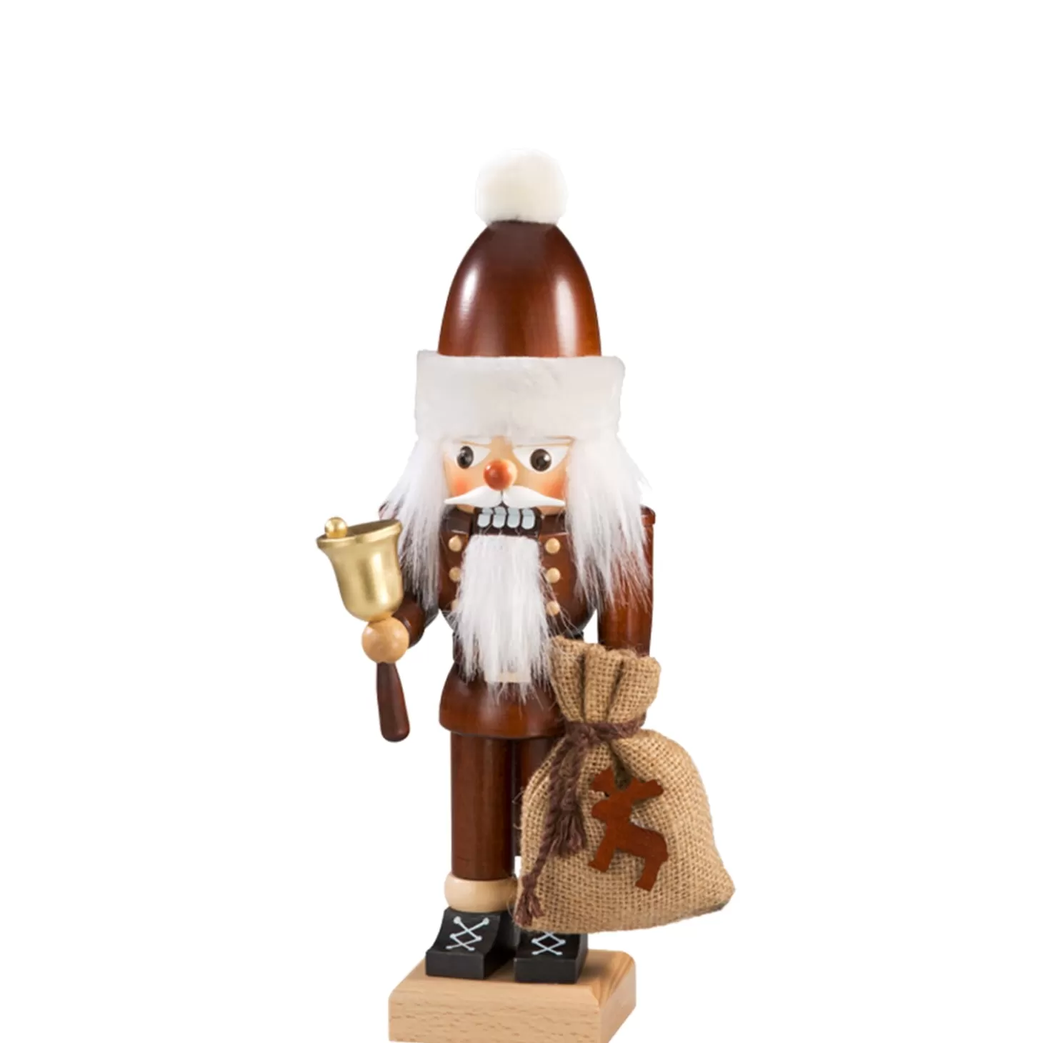 Christian ULBRICHT Nutcrackers>Nutcracker "Santa Claus With Bell" Natural, 11.8 Inch