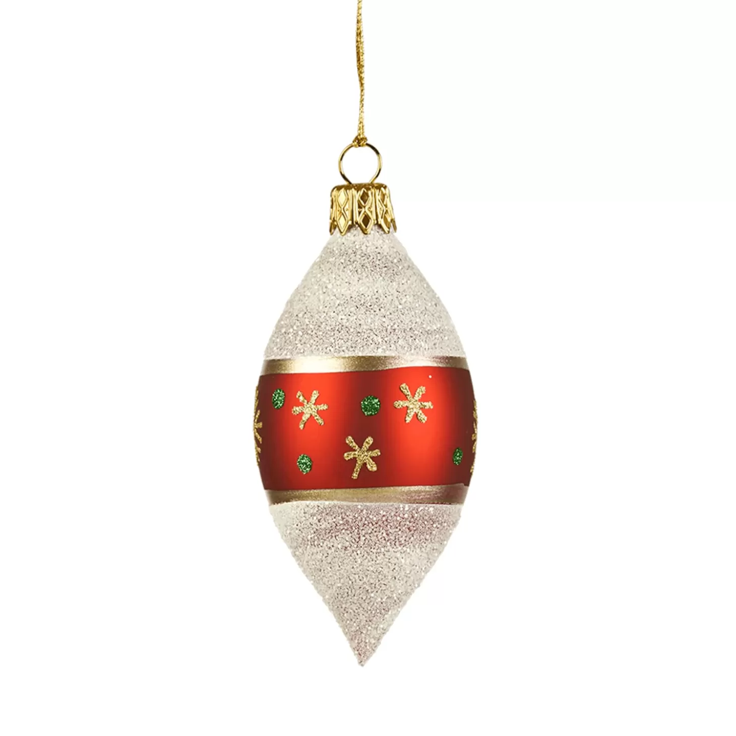 * Tree Baubles And Set Offers>Olive Frosty With Snowflakes