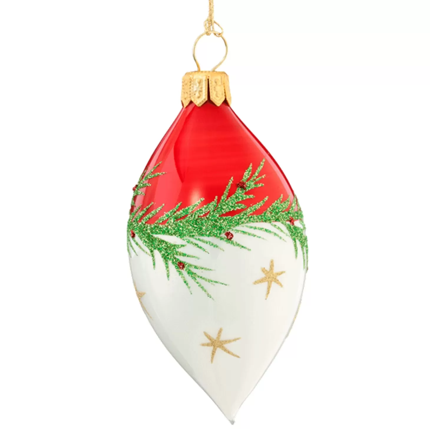 * Tree Baubles And Set Offers>Olive Red-White With Twig And Stars