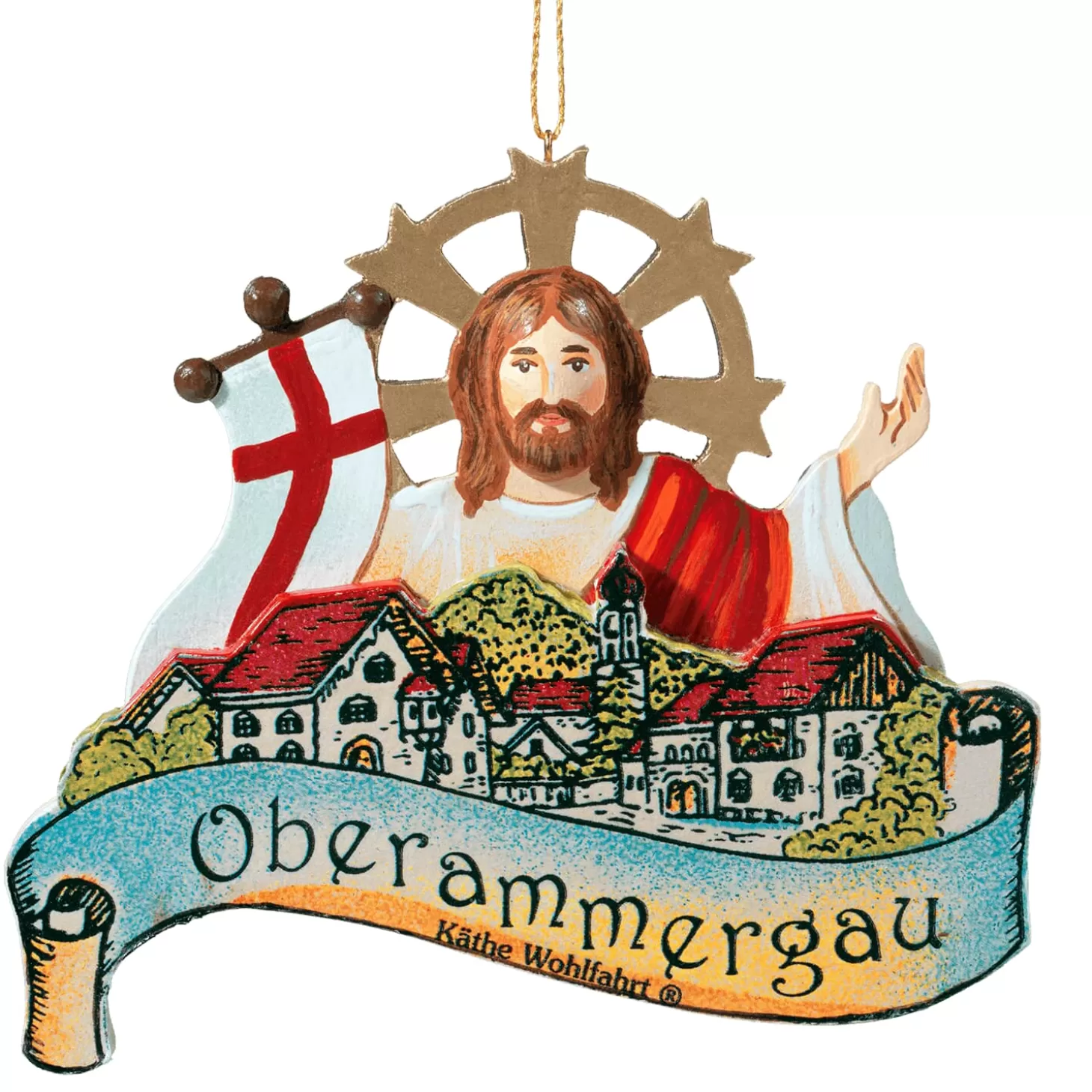 * Bavaria Souvenirs>Ornament "Oberammergau Passion Play"