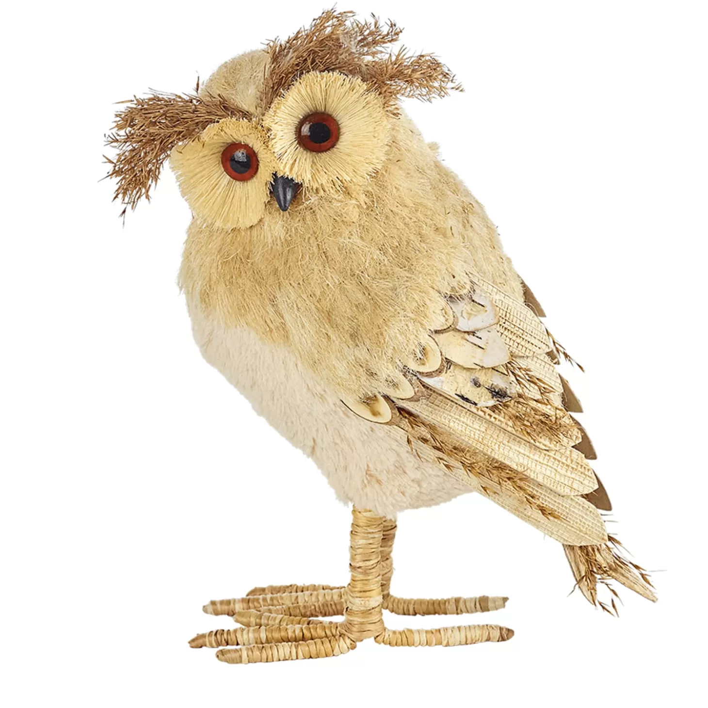 * Decorative Figurines>Owl Made Of Straw 25Cm