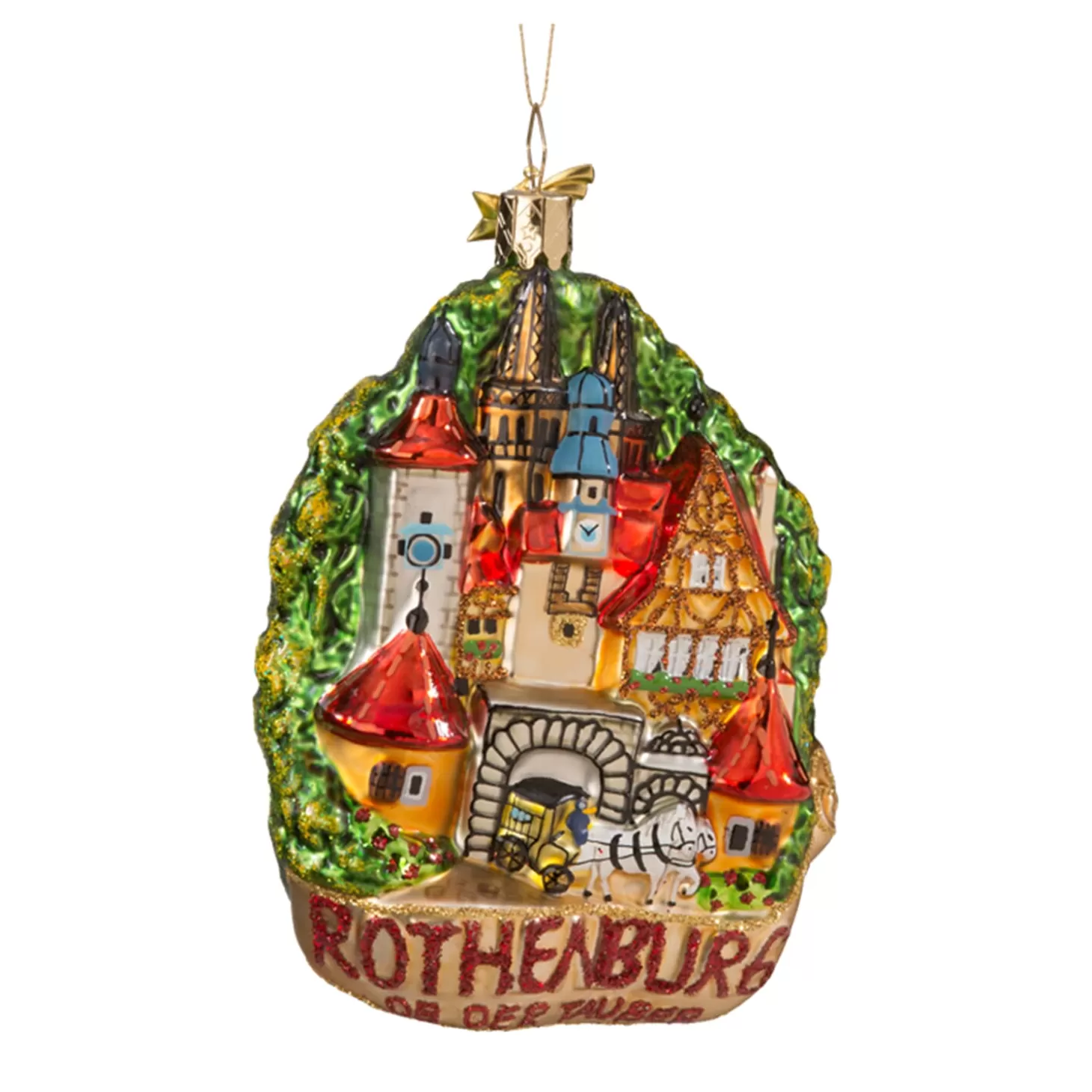 Poesie in Glas Rothenburg Souvenirs>Panorama Of Rothenburg Ob Der Tauber