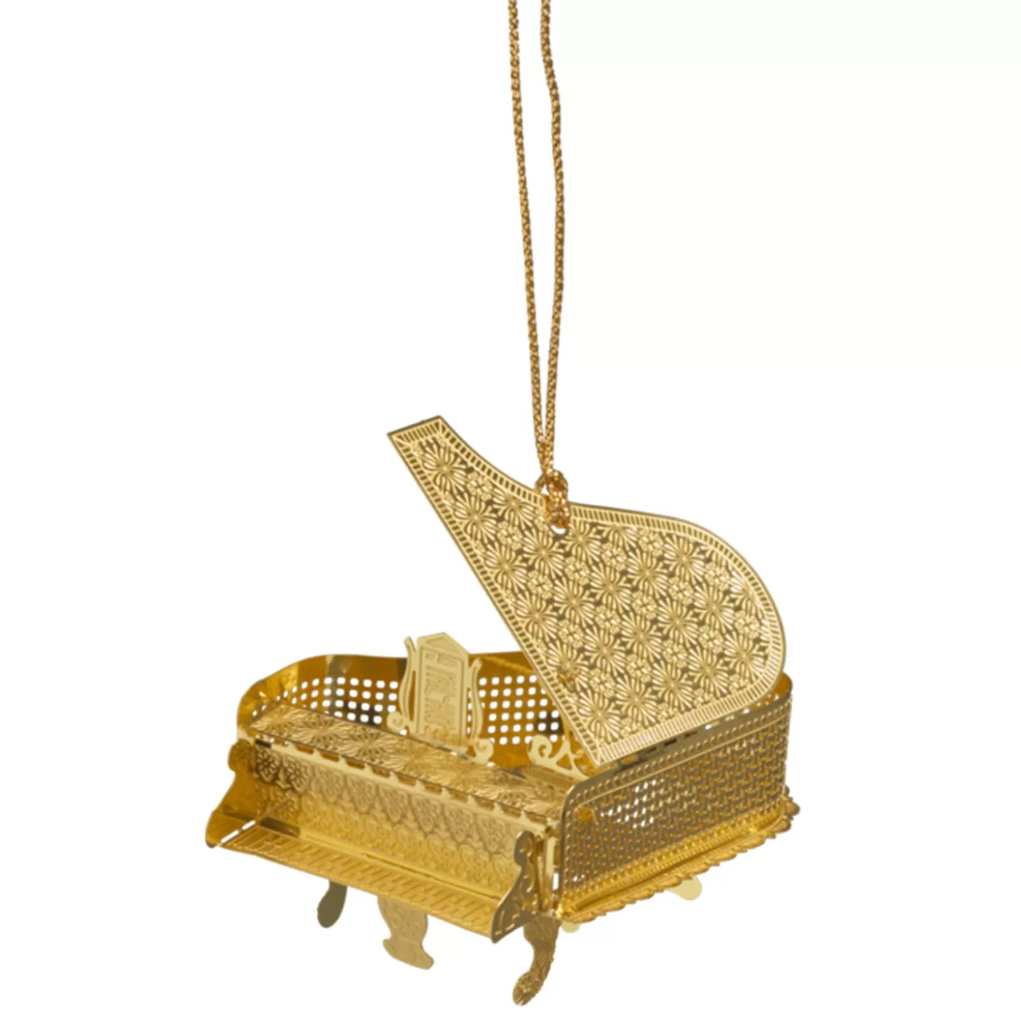 * Brass Tree Decorations>Piano, Gold-Plated