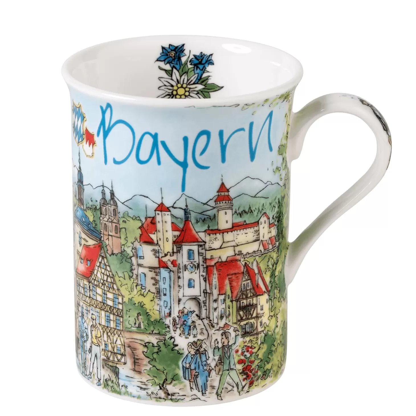 * Bavaria Souvenirs>Porcelain Mug "Bavaria"