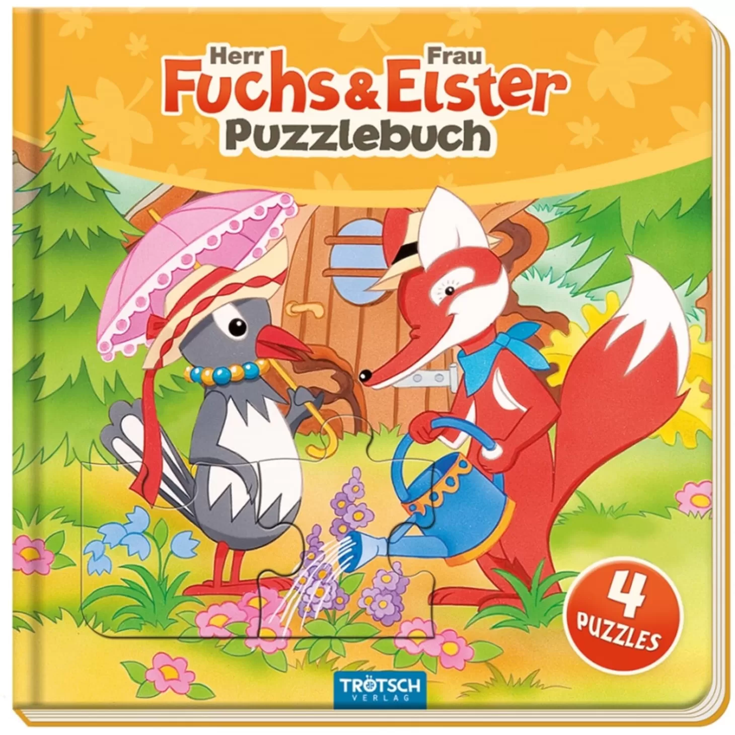 Trötsch Verlag Toys>Puzzle Book "Mr. Fox And Mrs. Magpie"