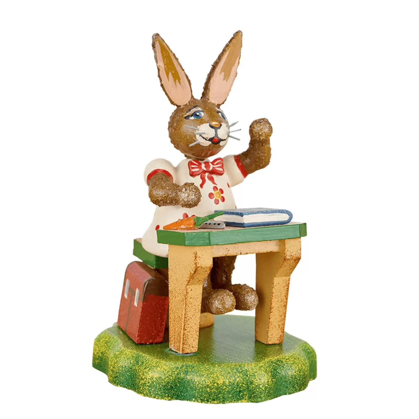 Hubrig Volkskunst Hubrig Miniatures>Rabbit School Busy Lisa