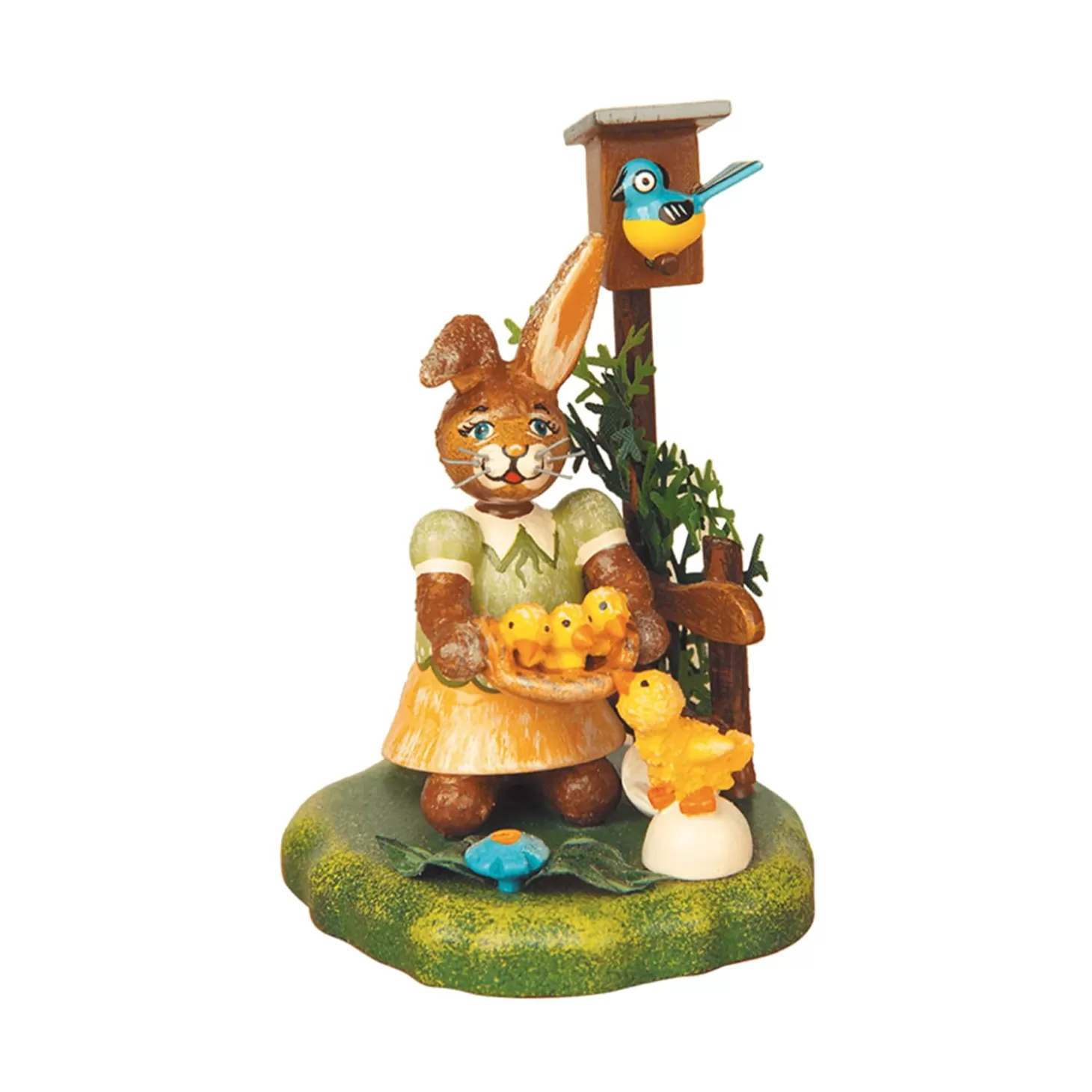 Hubrig Volkskunst Hubrig Miniatures>Rabbit With Little Chicks