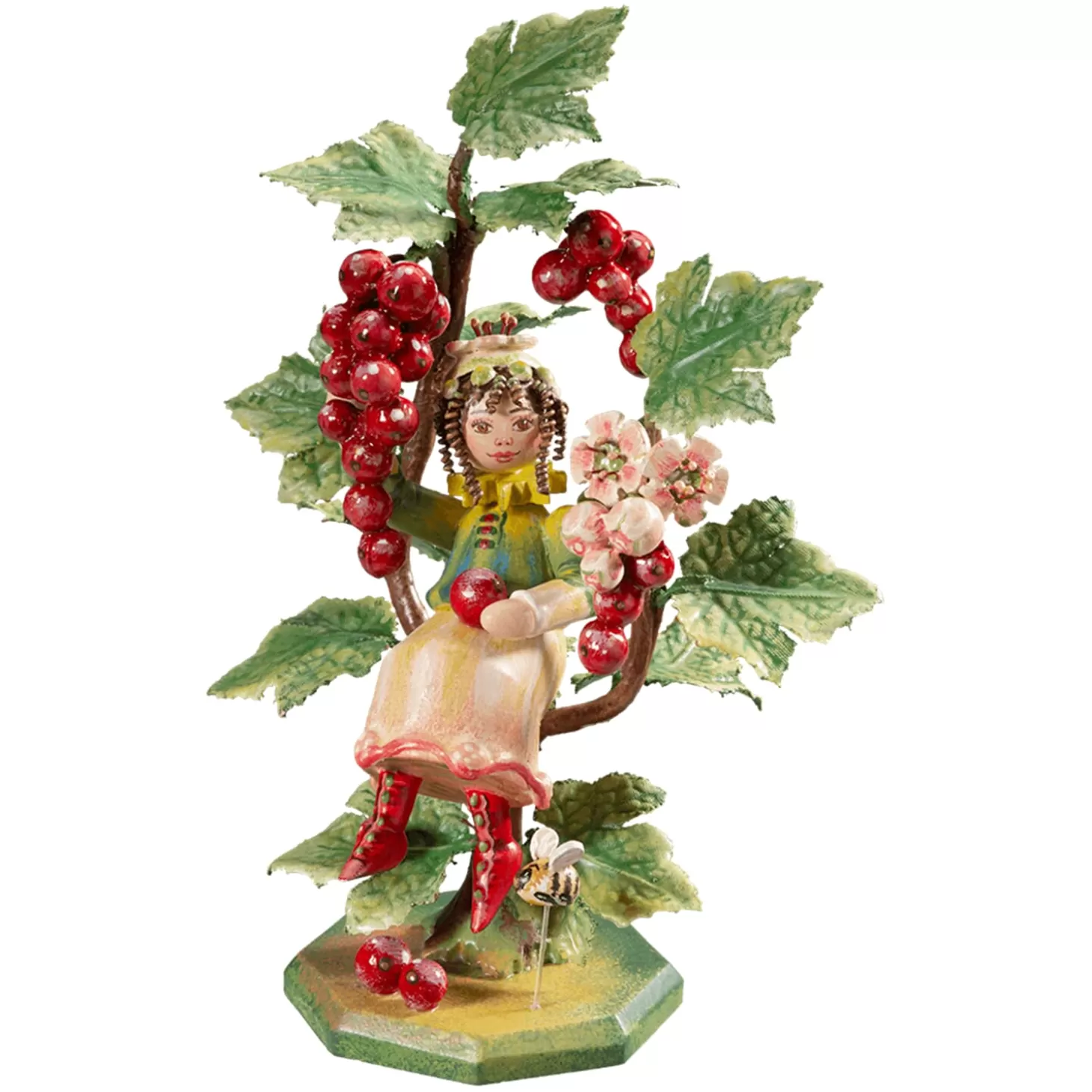 Kindertraum Children's Dreams Collection>Red Currant Girl, Annual Figurine 2019