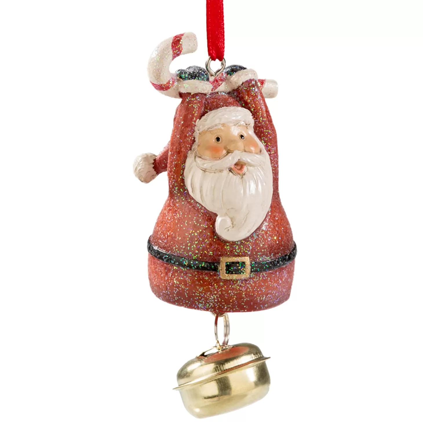 * Resin Tree Decorations>Ringing Santa Claus With Bell