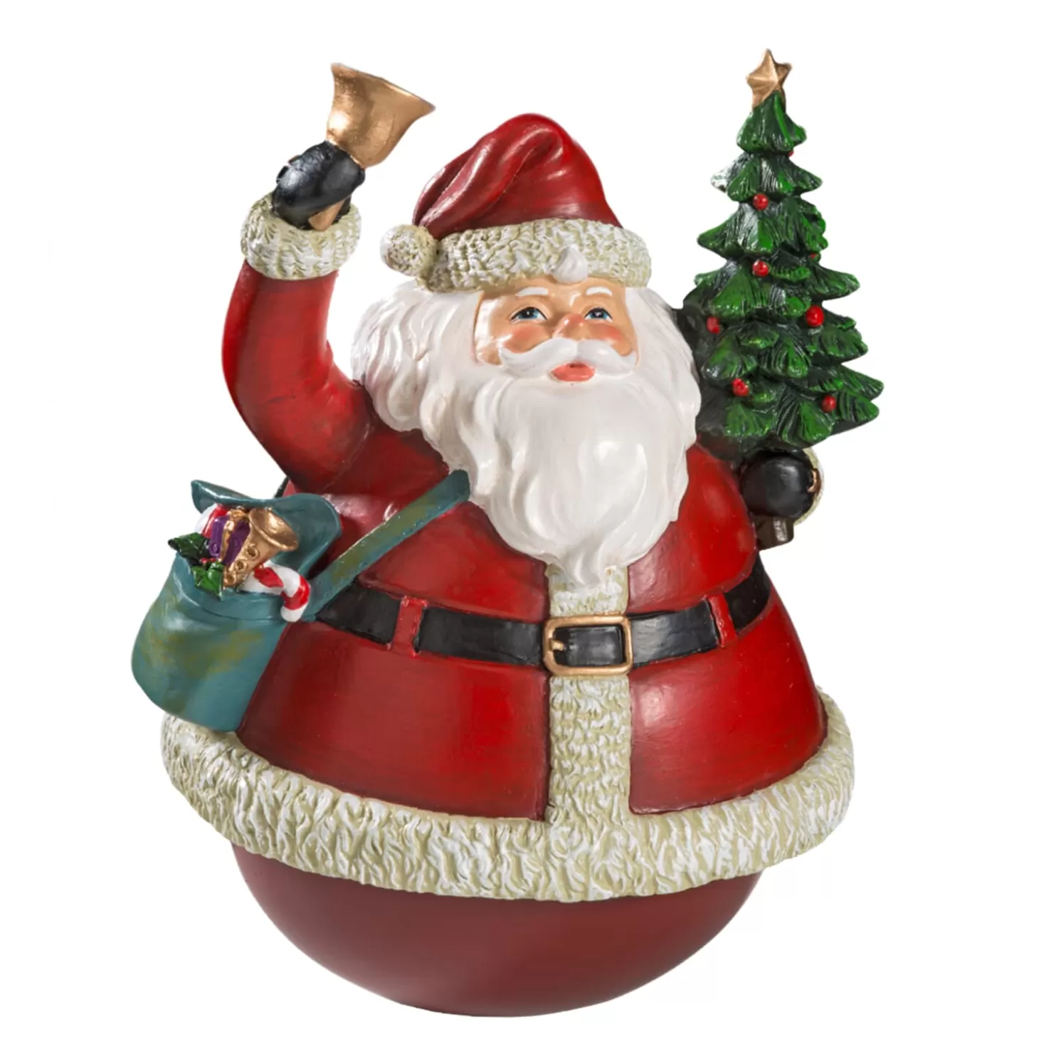 * Music Boxes>Roly Poly Santa, Music Box