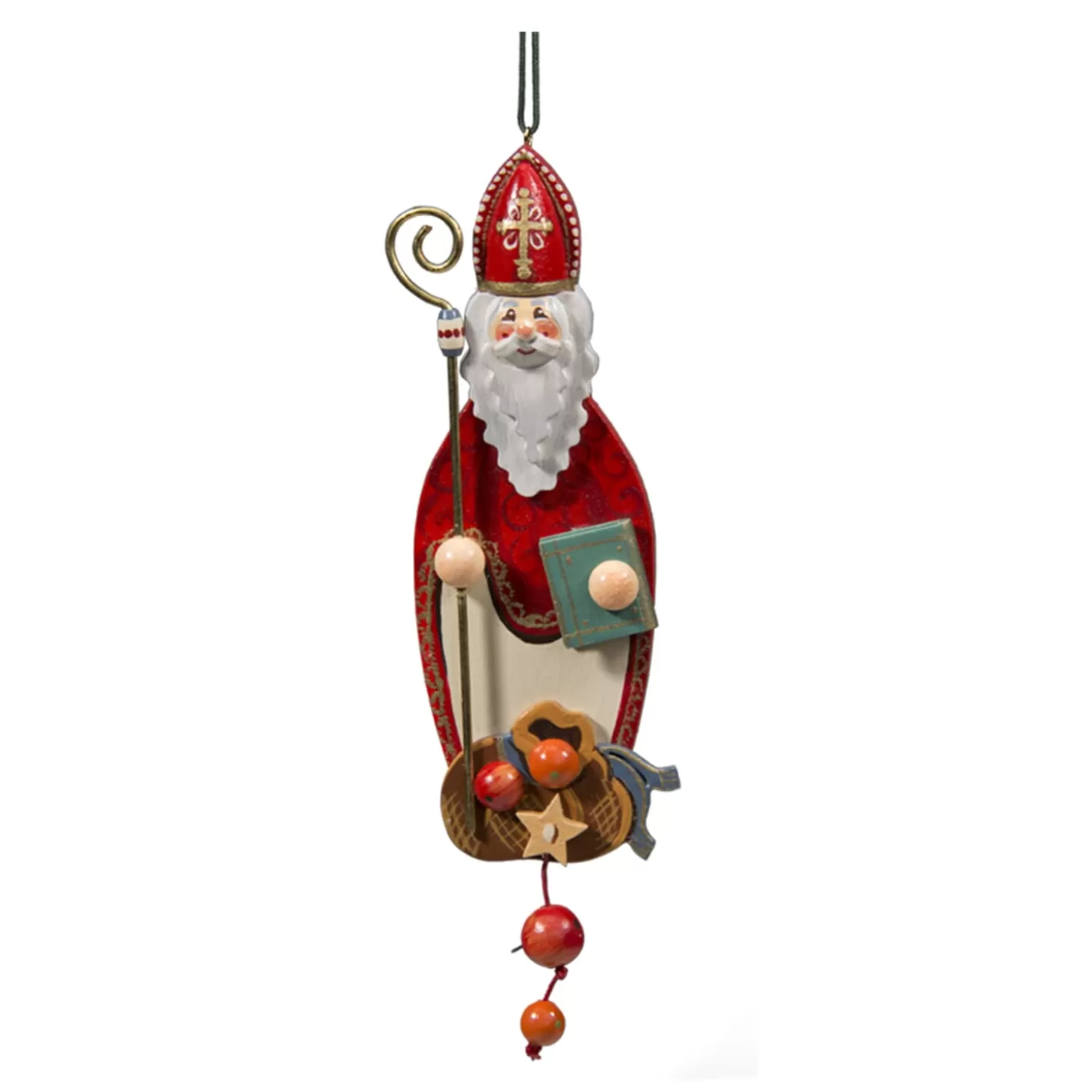 * Wood Tree Decorations>Saint Nicholas