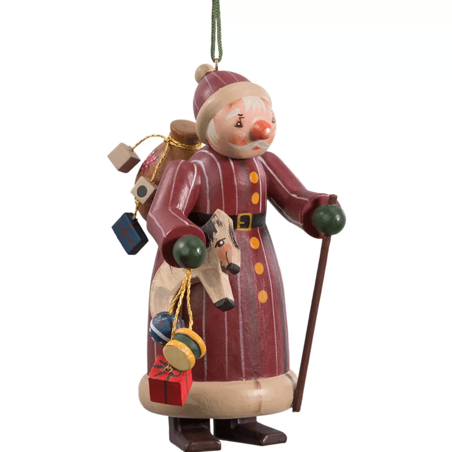 * Wood Tree Decorations>Santa Claus