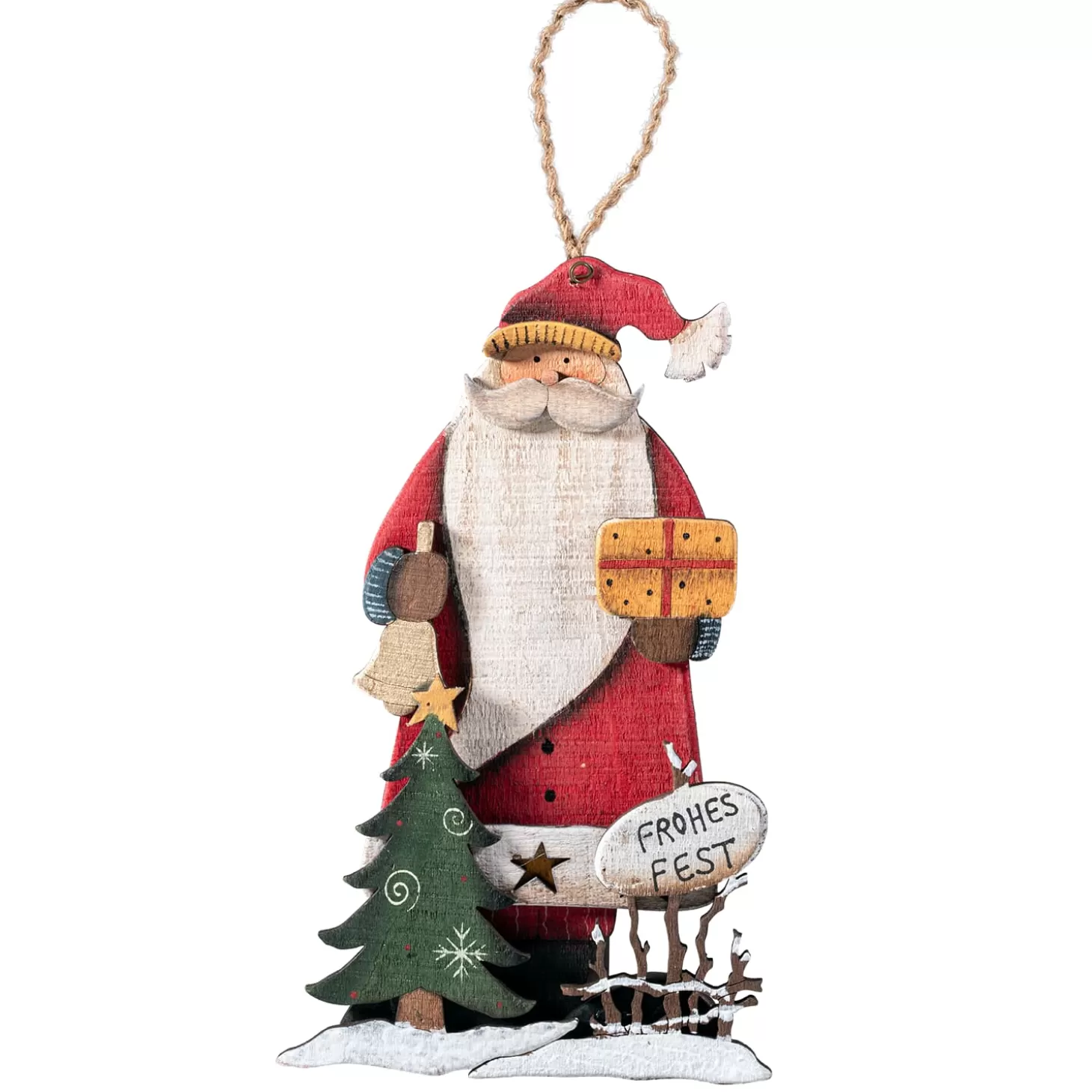 * Hanging Decorations>Santa Claus Frohes Fest