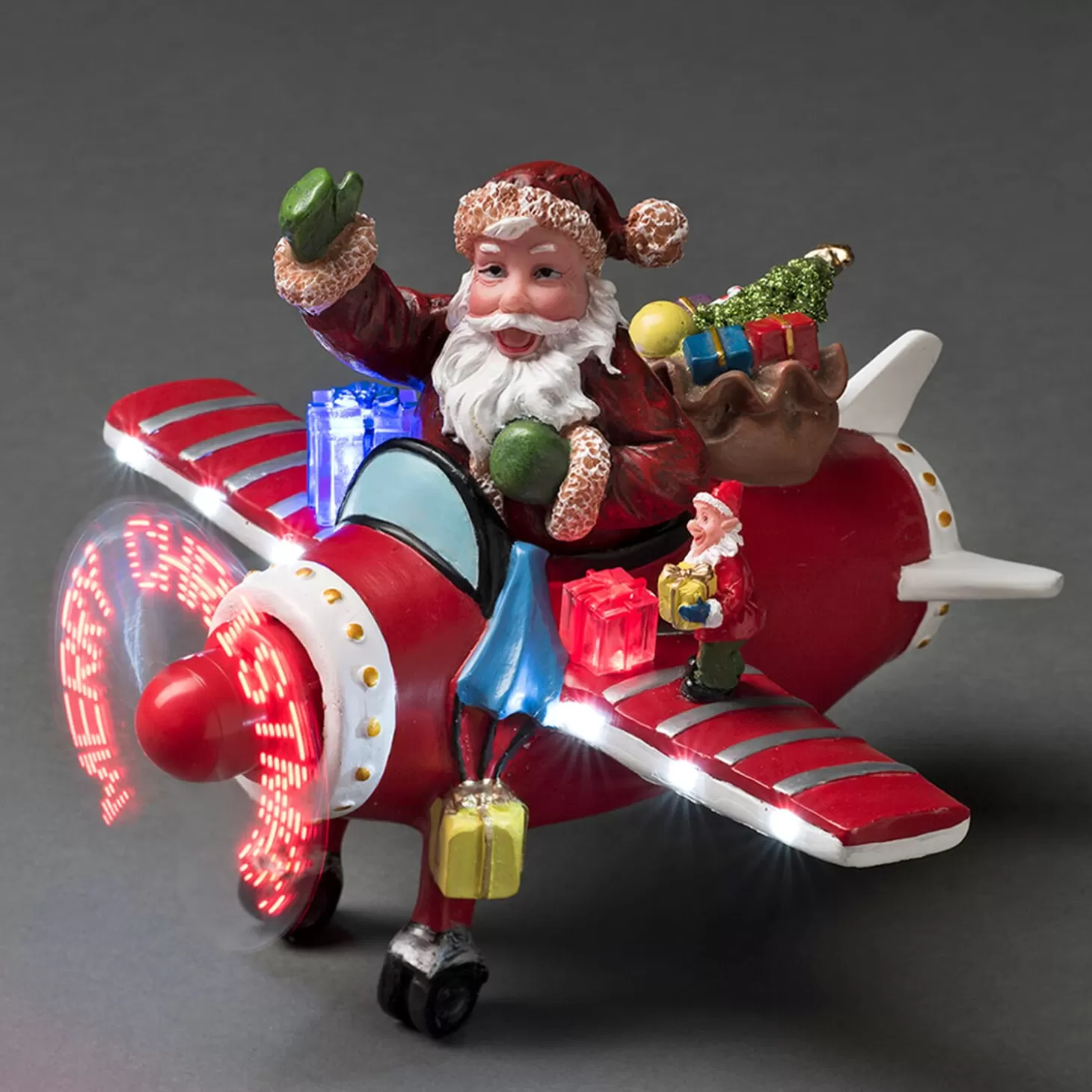 KONSTSMIDE Decorative Figurines>Santa Claus In An Airplane