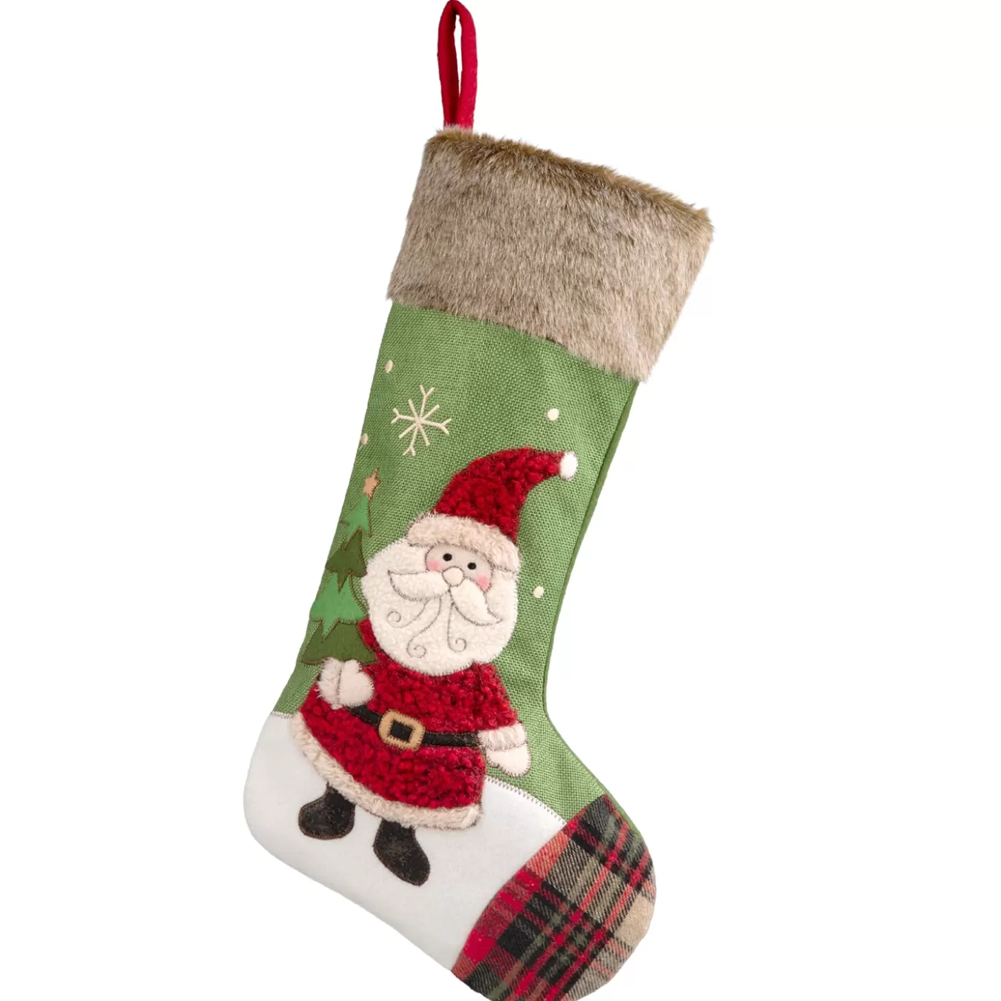 * Hanging Decorations>Santa Stocking, Green