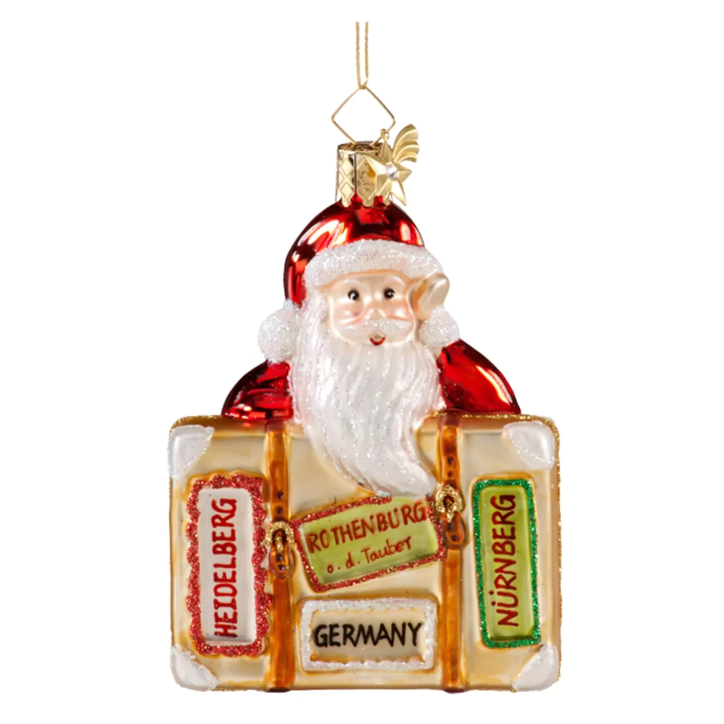 Poesie in Glas Germany Souvenirs>Santa's Trip To Germany