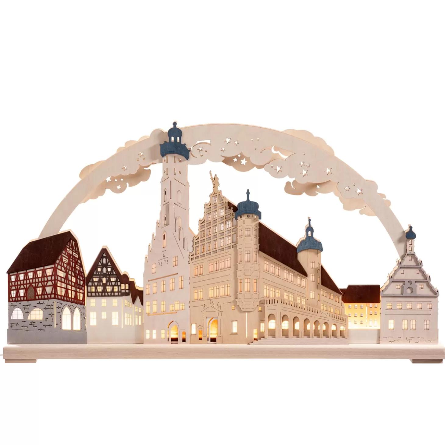 RATAGS Holzdesign Rothenburg Souvenirs>Schwibbogen "Rothenburg Ob Der Tauber" 115V