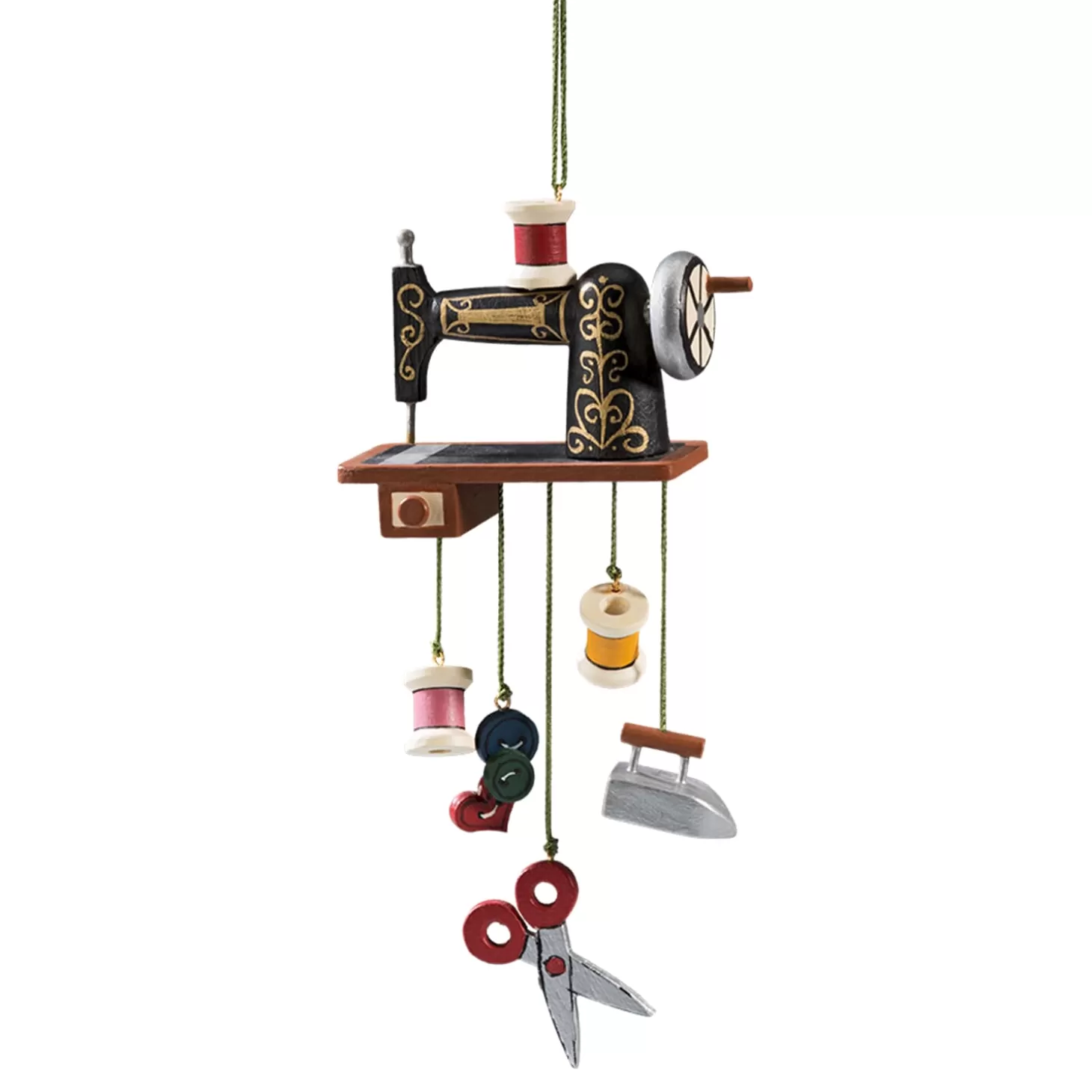 * Wood Tree Decorations>Sewing Machine