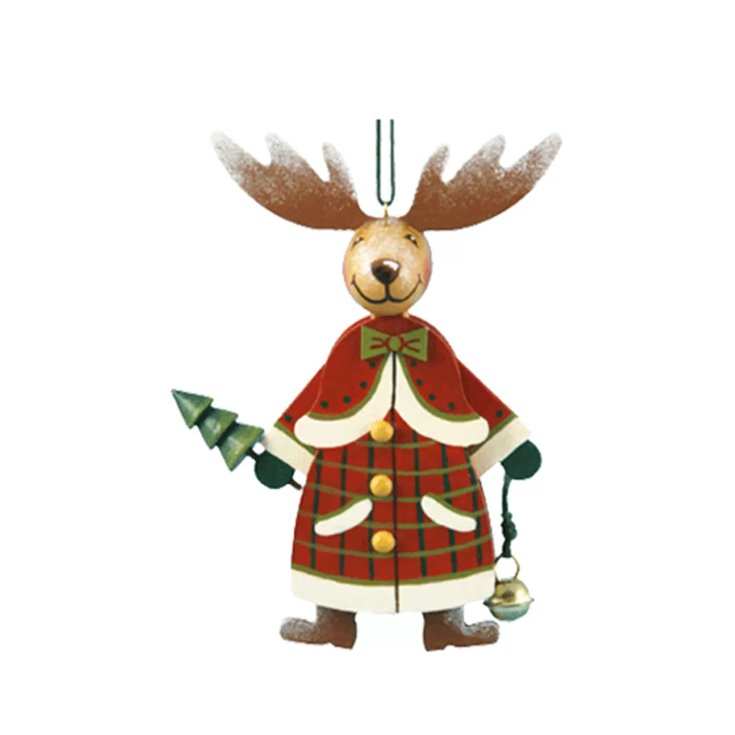 * Wood Tree Decorations>Smart Reindeer