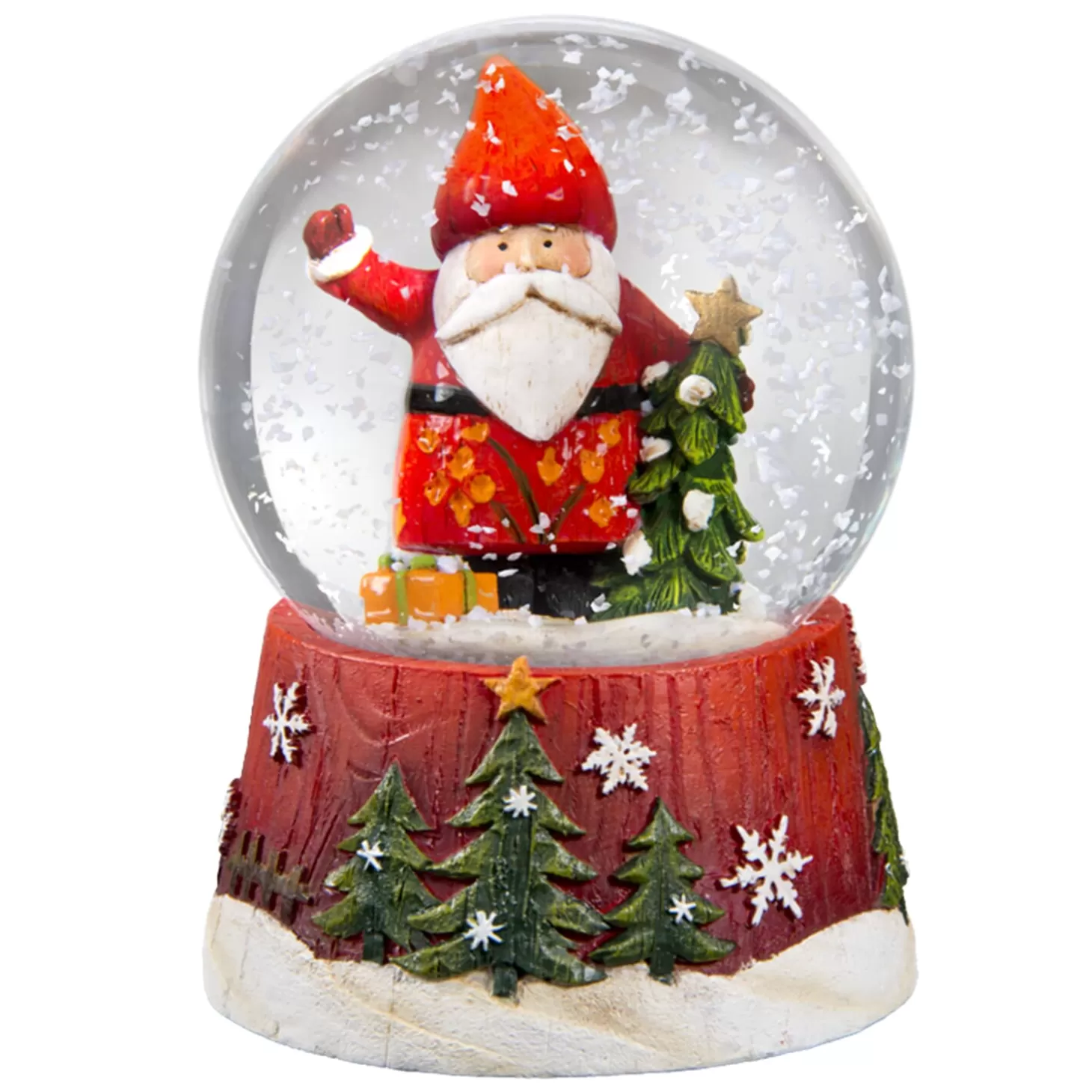 * Snow Globes>Snow Bowl "Dreamtree Of Santa Claus"