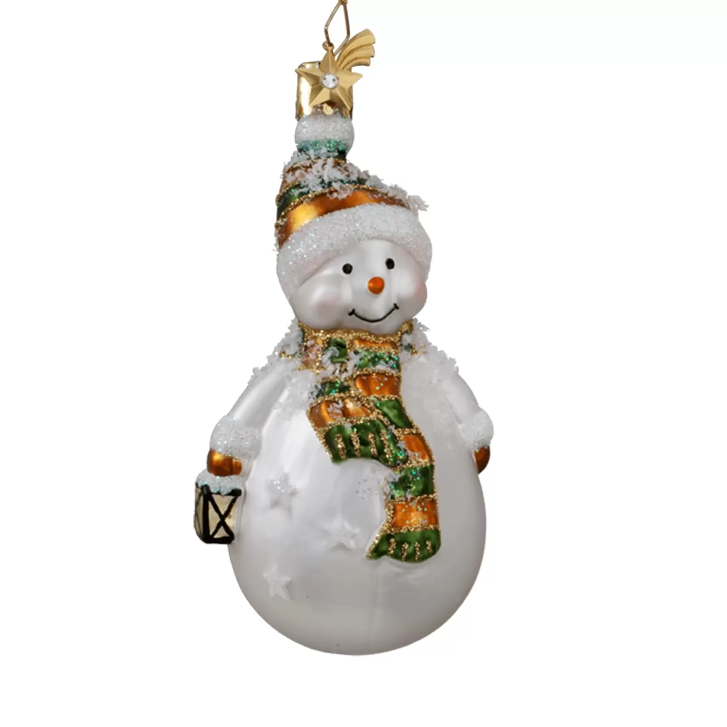 Poesie in Glas Glass Tree Decorations>Snowman