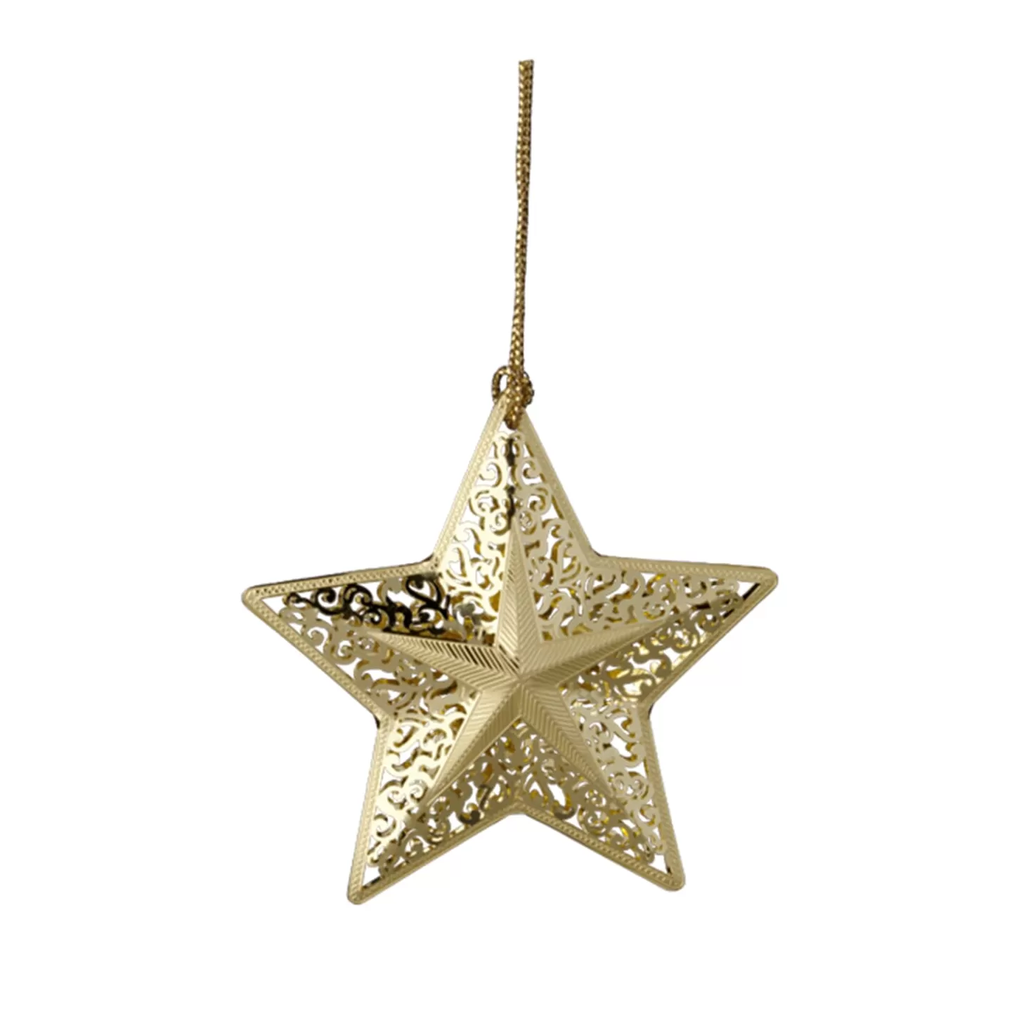 * Brass Tree Decorations>Star, Gold