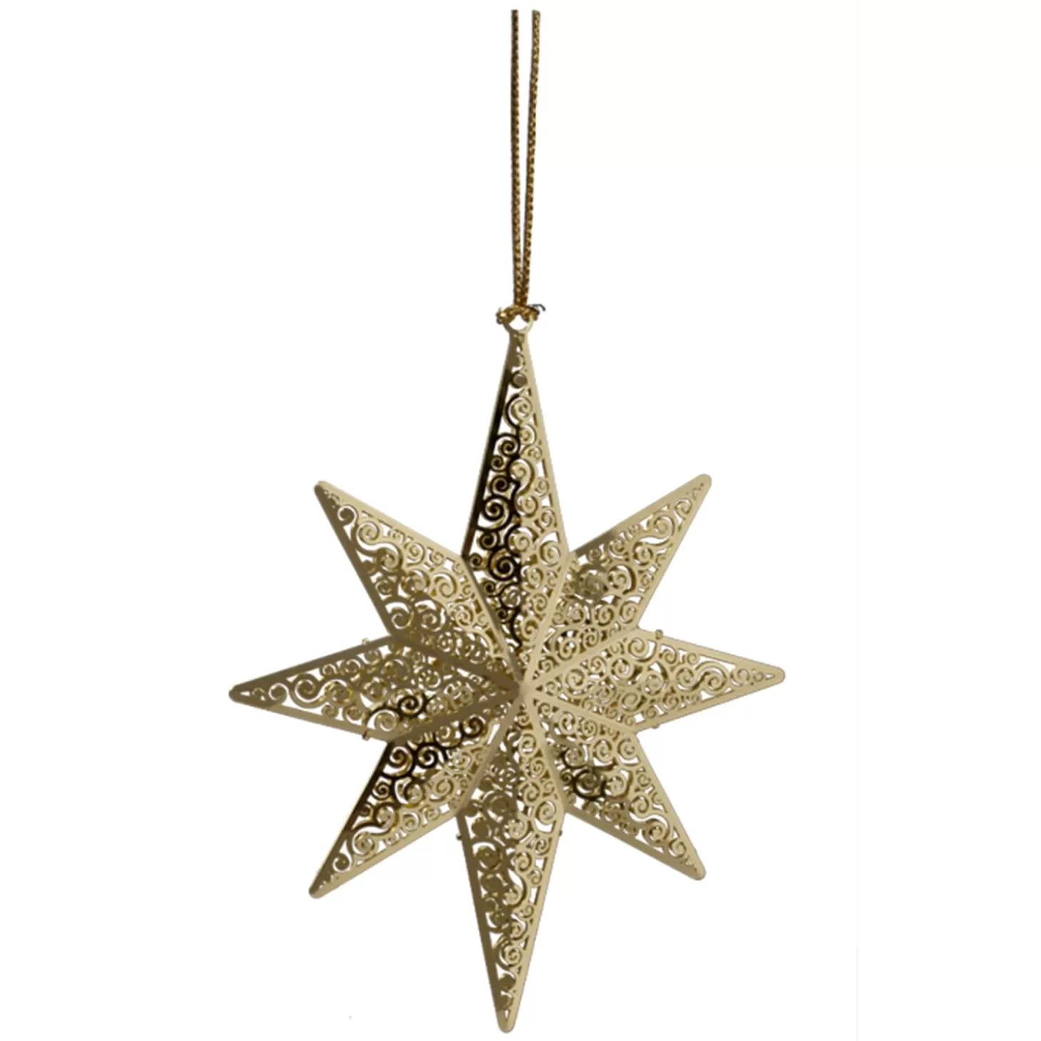 * Brass Tree Decorations>Star, Gold