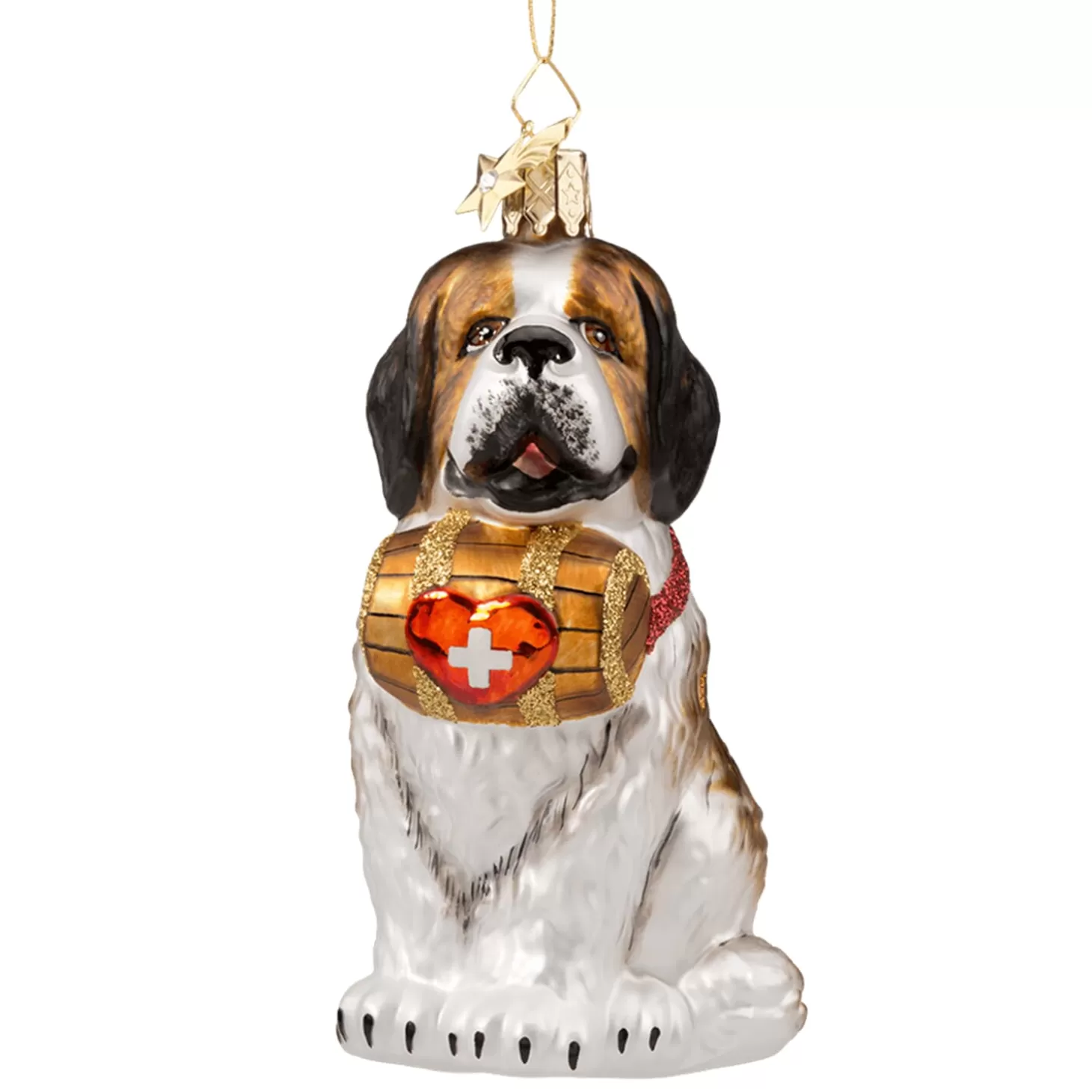 Poesie in Glas Glass Tree Decorations>St.Bernard Dog