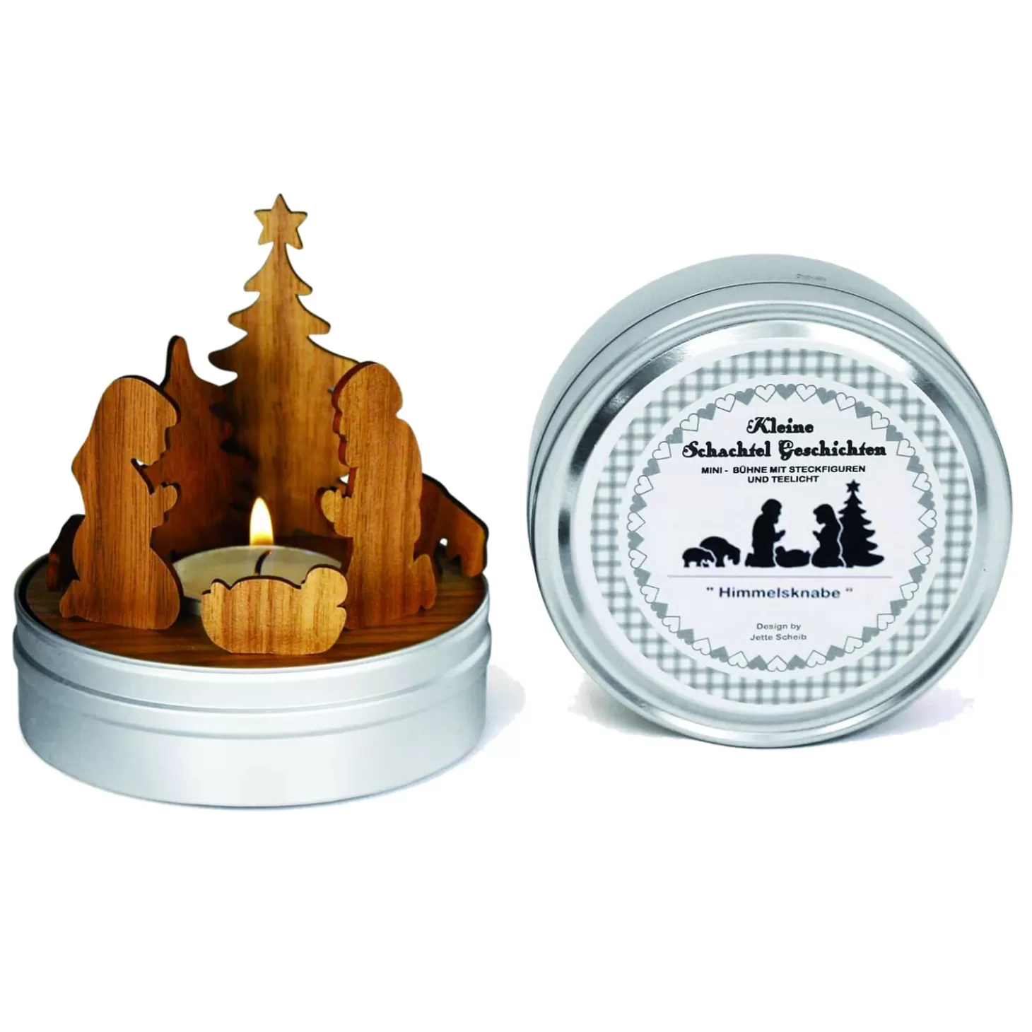 designimdorf Nativity Scenes>Story In Tin "Heavenly Boy"