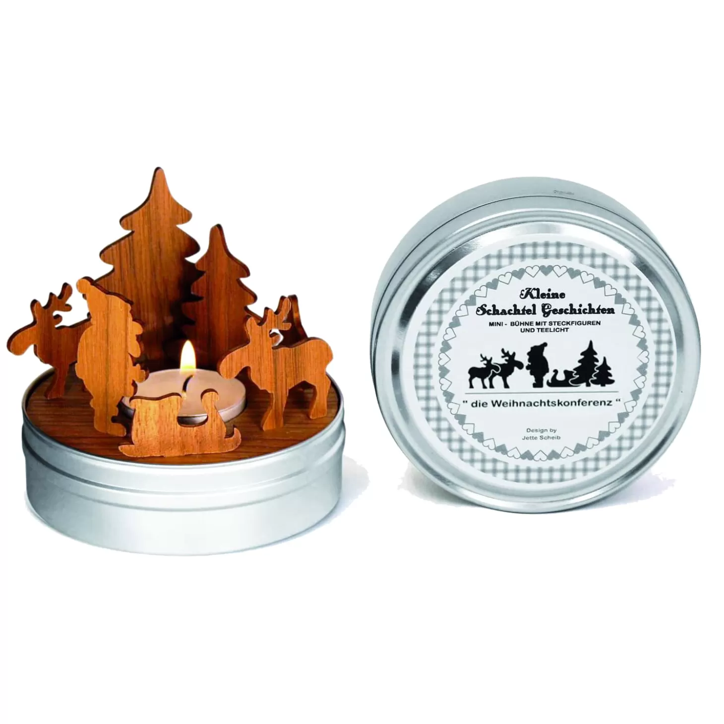 designimdorf Nativity Scenes>Story In Tin"Christmas Conference"