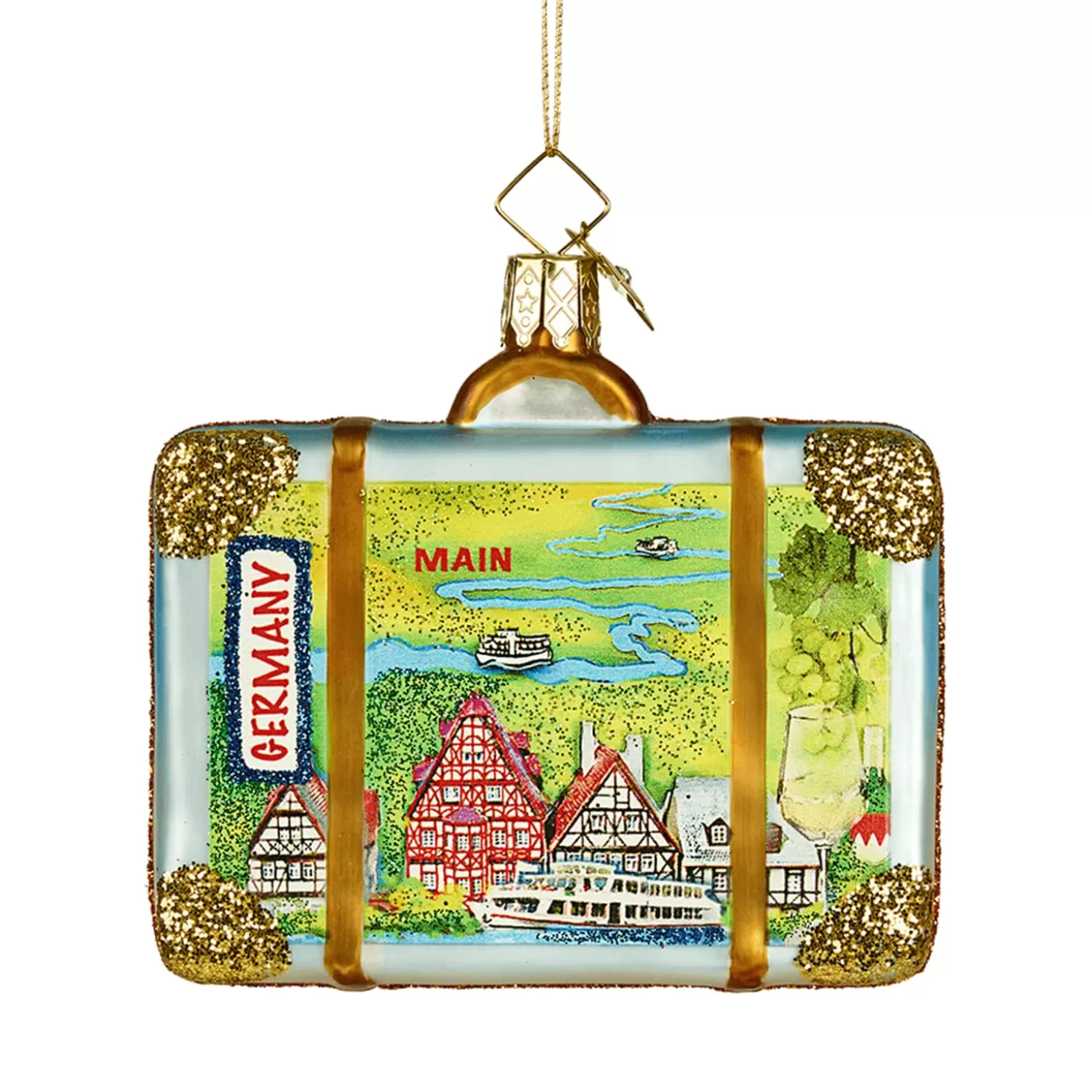 Poesie in Glas Germany Souvenirs>Suitcase Miltenberg