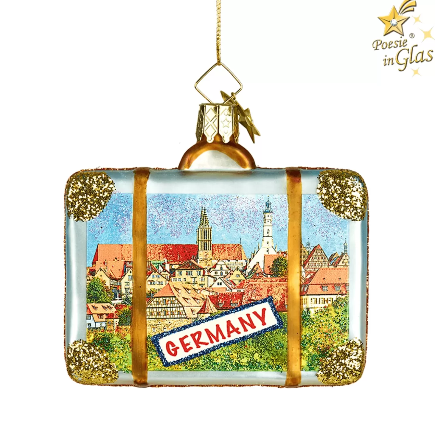 Poesie in Glas Rothenburg Souvenirs>Suitcase Rothenburg