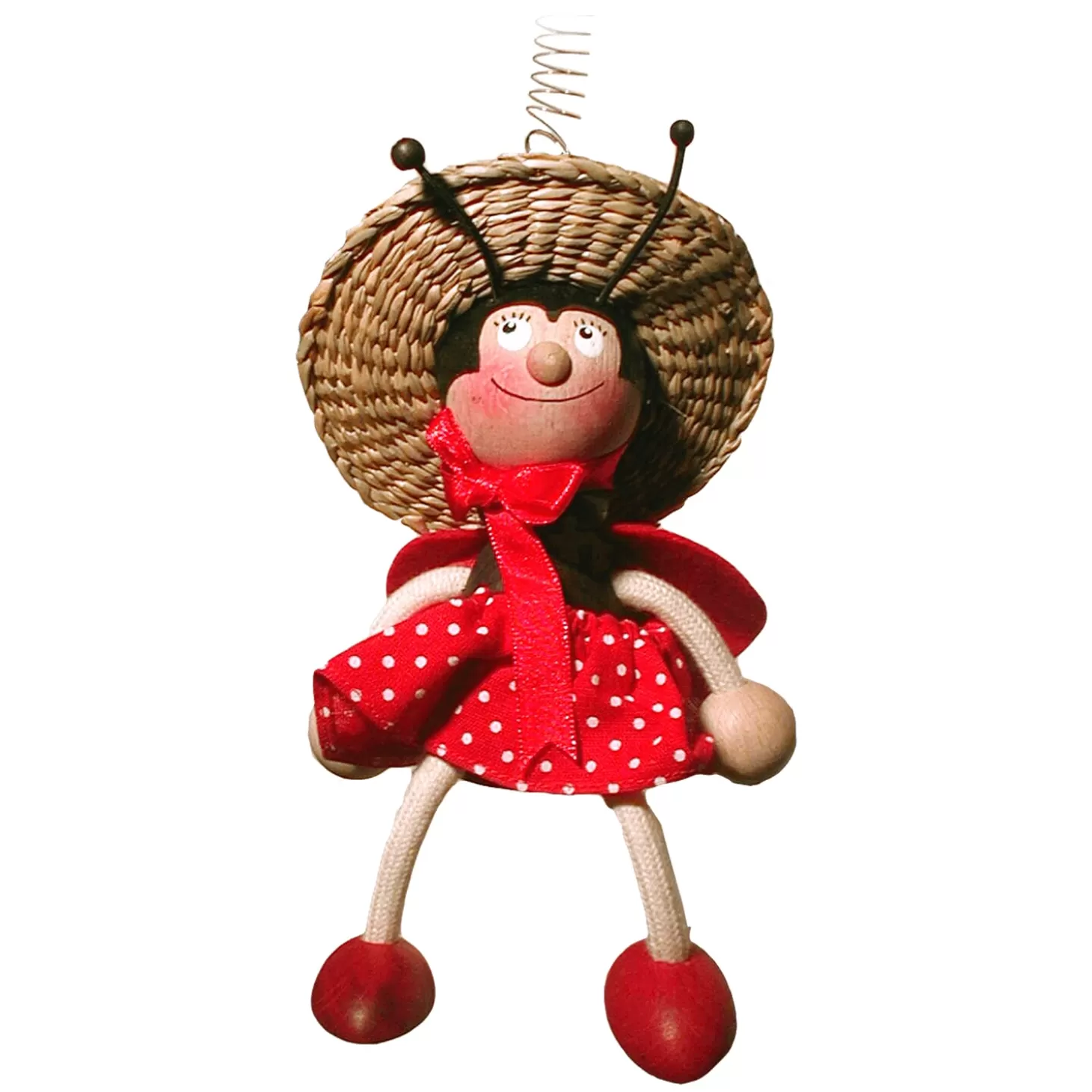 * Toys>Swinging Figure "Ladybug With Dress"