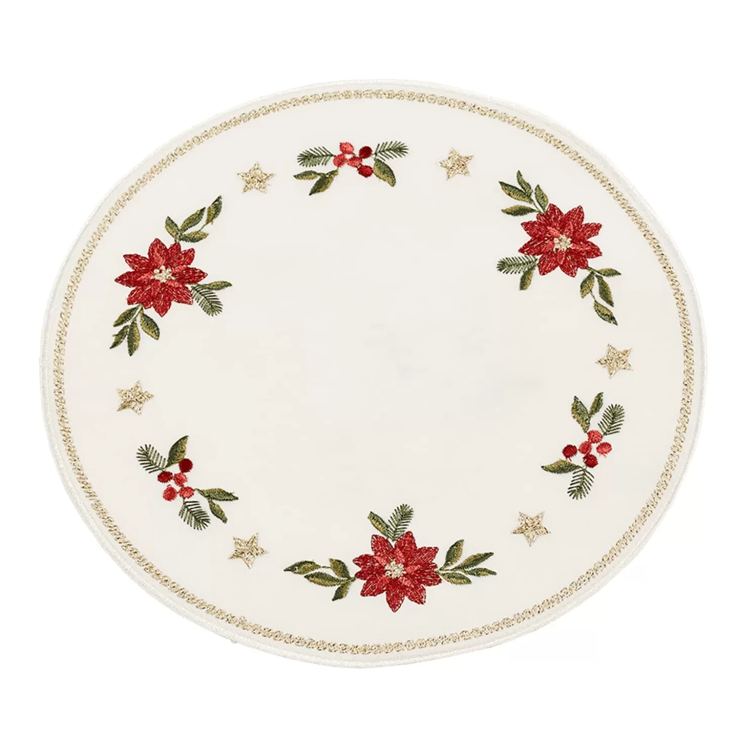 * Table Decorations>Tablecloth "Poinsettia" R 7.87 Inch