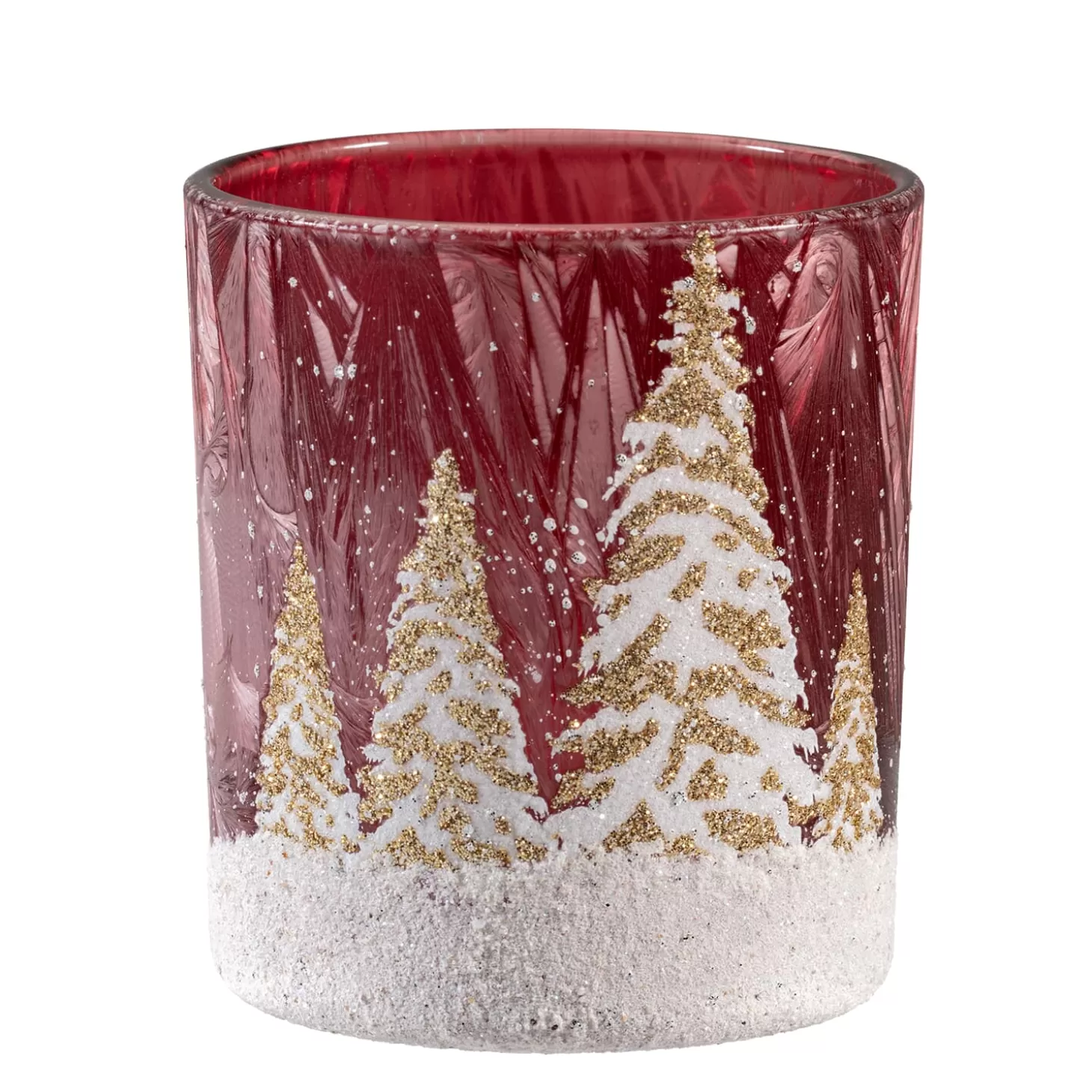 * Candle- & Tealight Holders>Tealight Holder "Winter Forest"