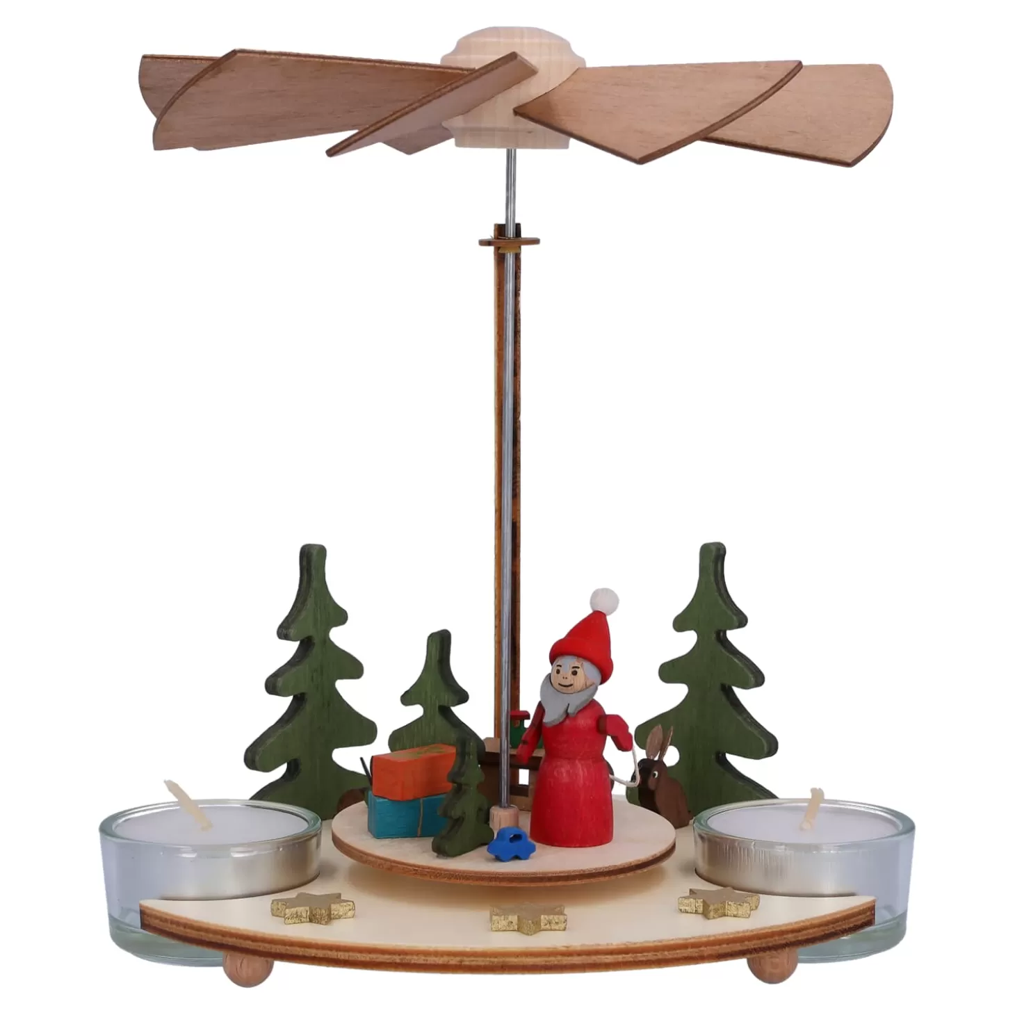 * Pyramids>Tealight Pyramid "Santa Claus"