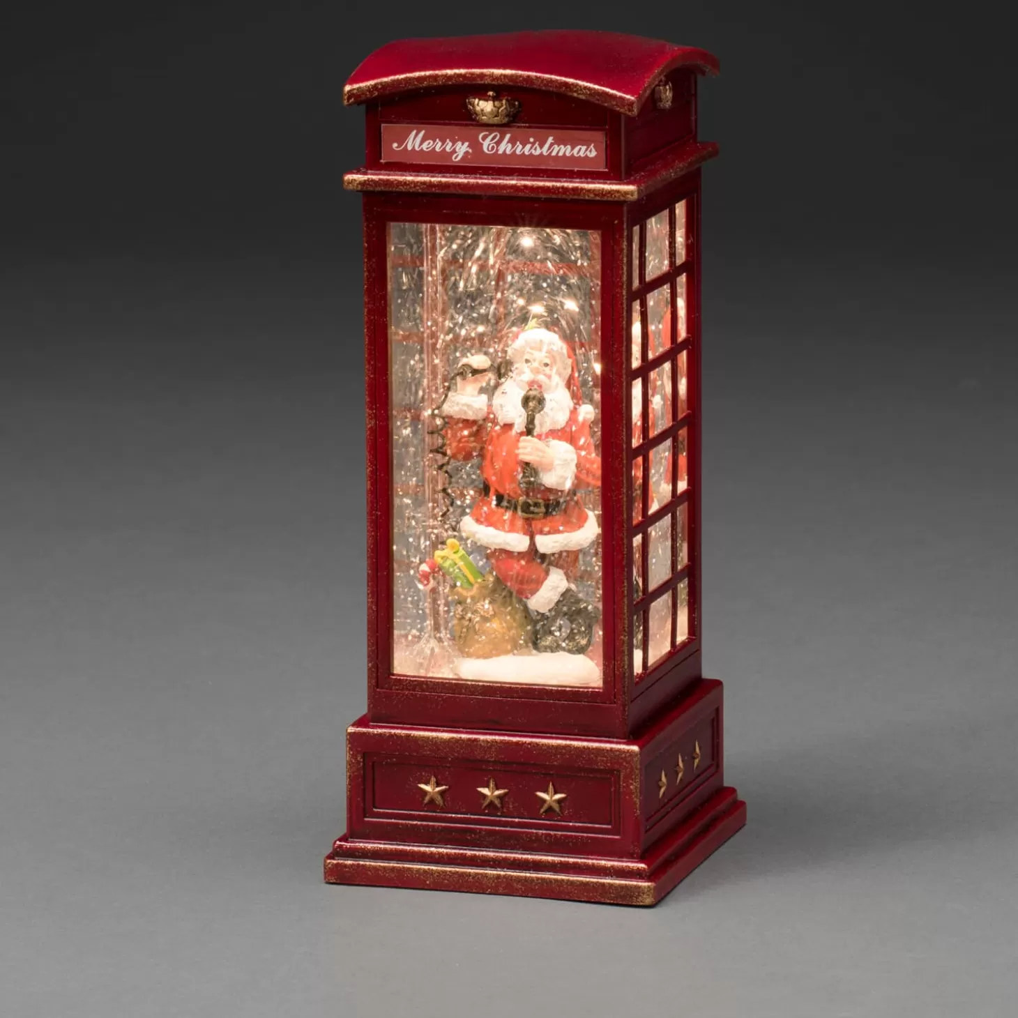 KONSTSMIDE Decorative Figurines>Telephone Booth With Santa Claus