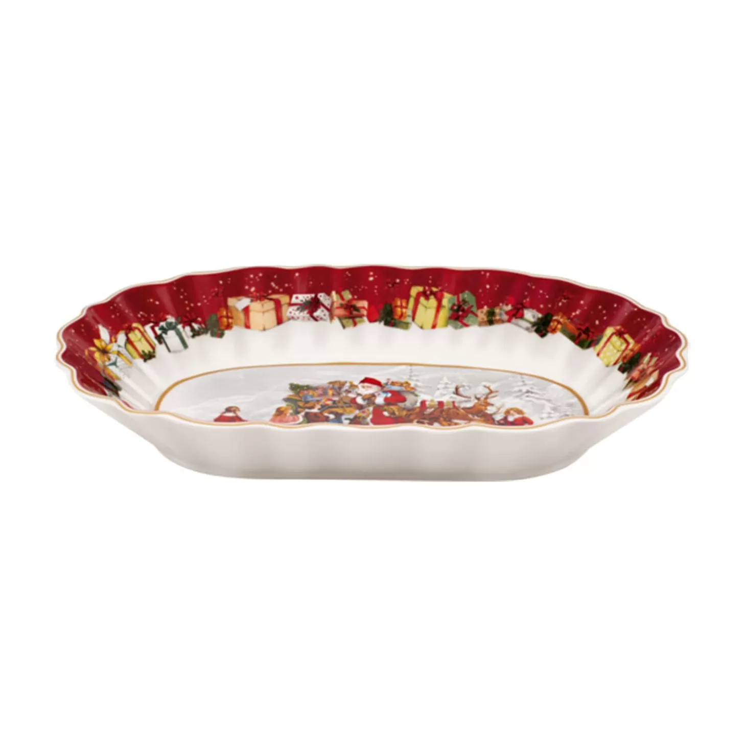 Villeroy & Boch Table Decorations>Toy's Fantasy Large Bowl Oval, Santa And Children