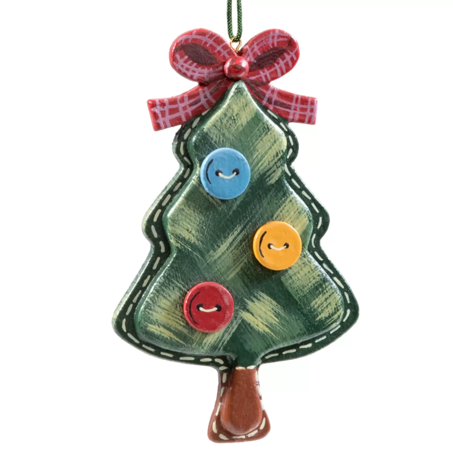 * Wood Tree Decorations>Tree Patchwork