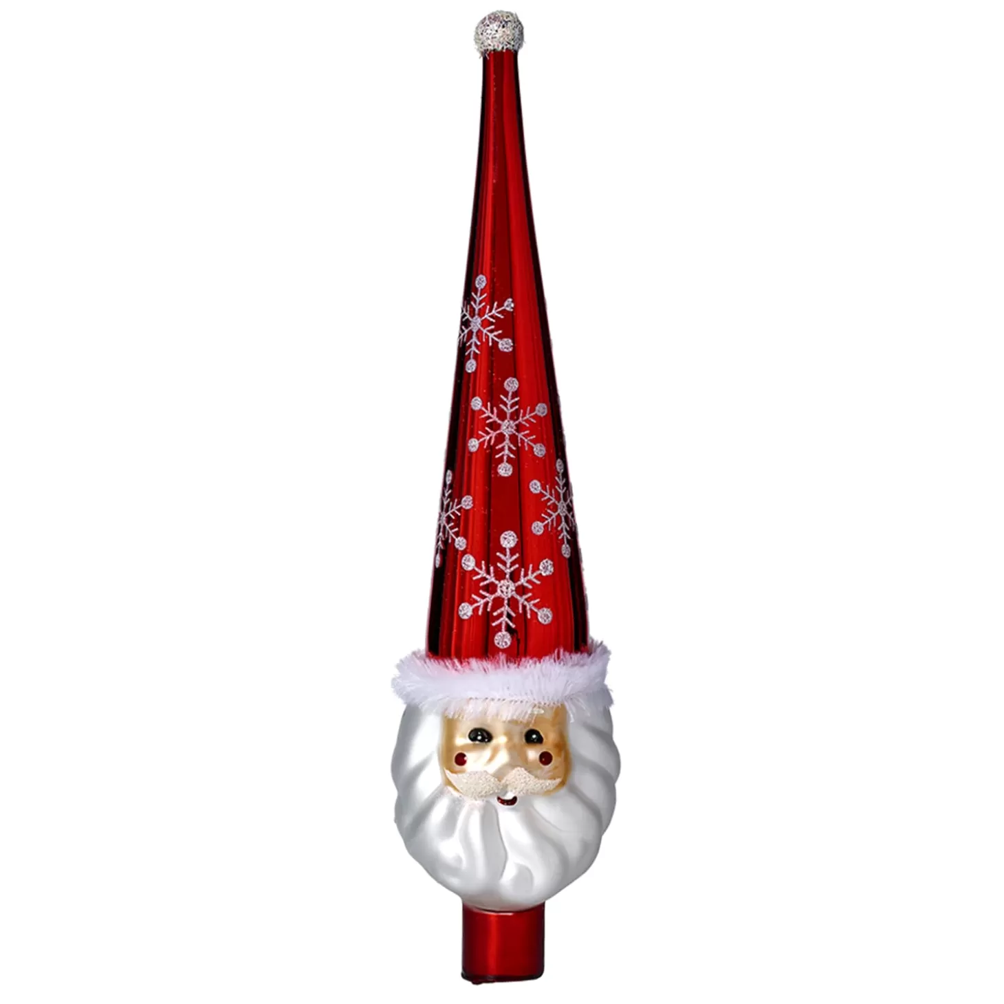 * Tree Topper>Tree Top "Santa Claus", Red, 30Cm