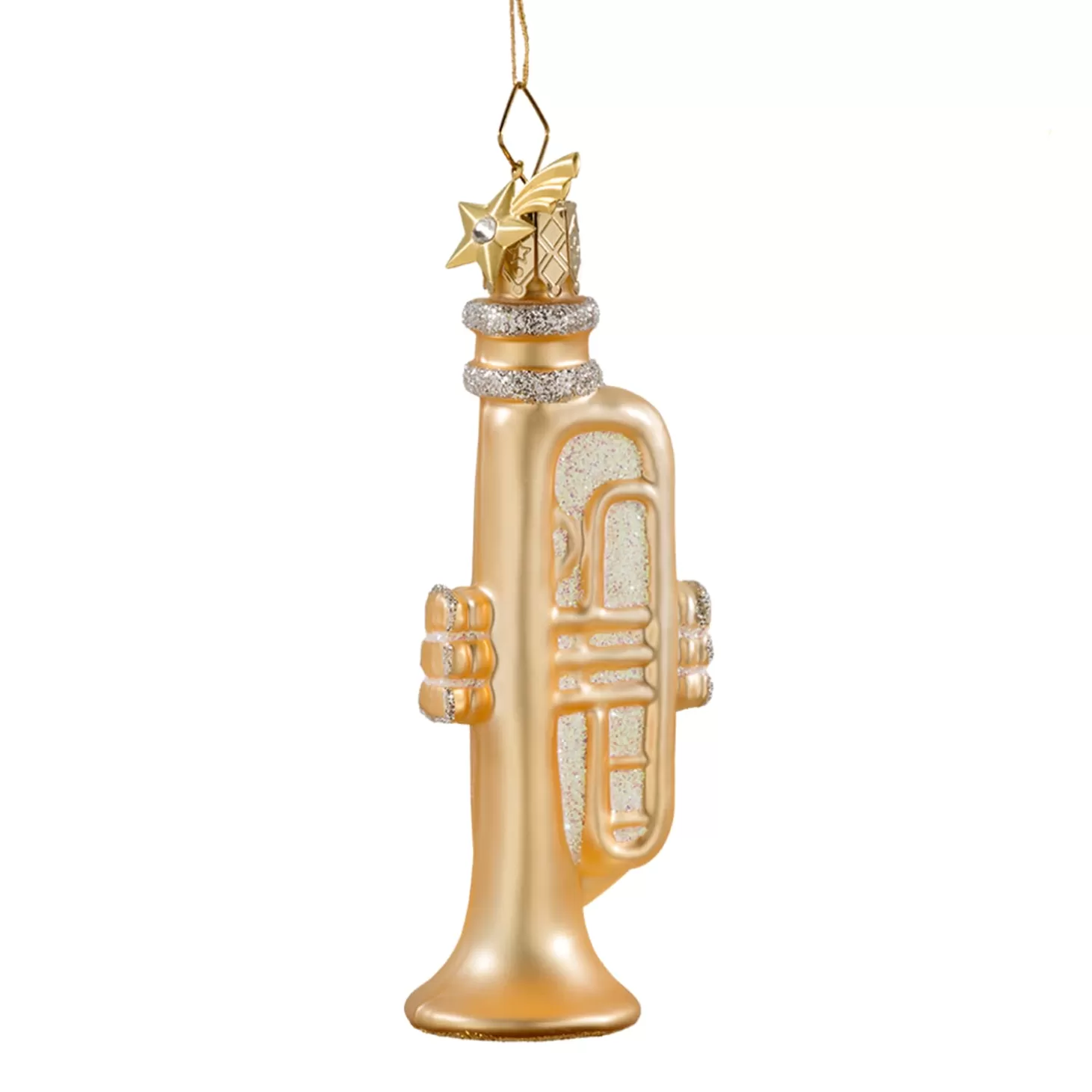 Poesie in Glas Glass Tree Decorations>Trumpet