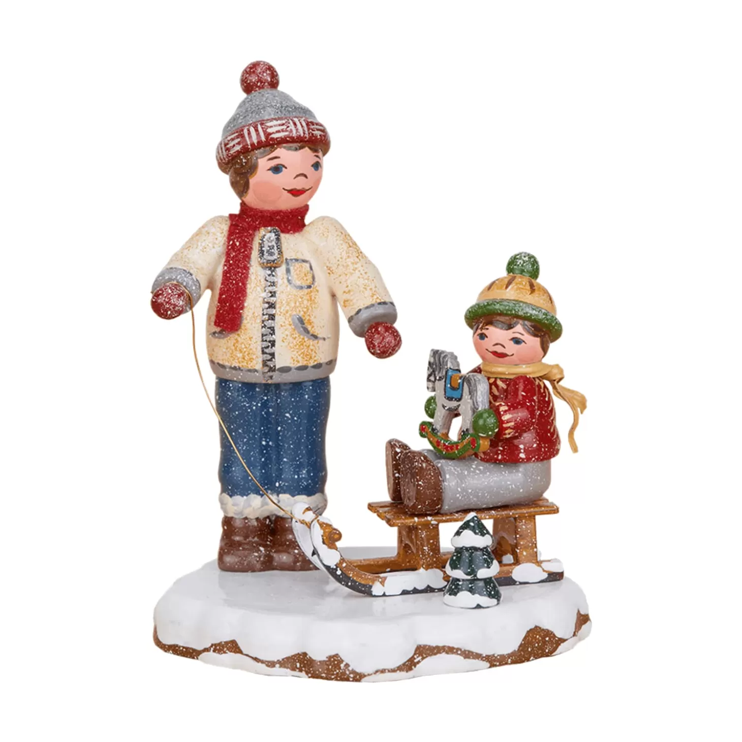 Hubrig Volkskunst Hubrig Miniatures>Winter Children Best Friends