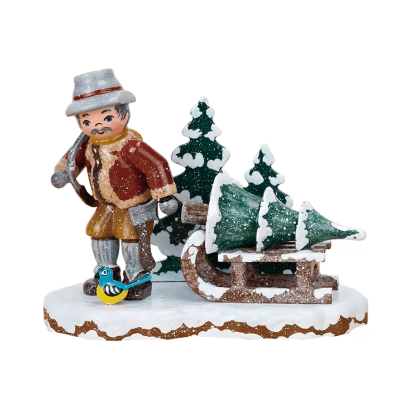 Hubrig Volkskunst Hubrig Miniatures>Winter Children Christmas Tree Thief