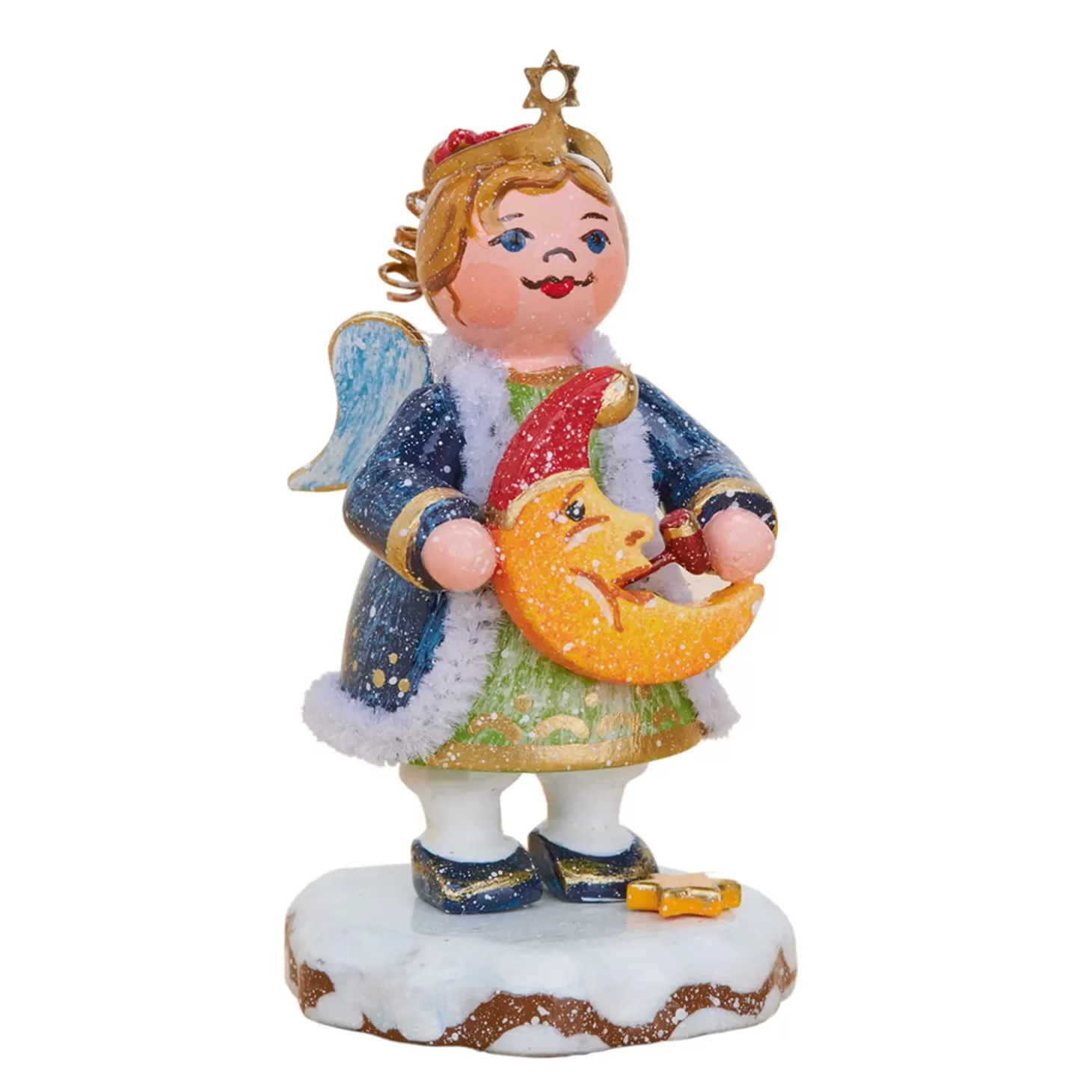 Hubrig Volkskunst Hubrig Miniatures>Winter Children Heaven's Child "In The Moonlight"