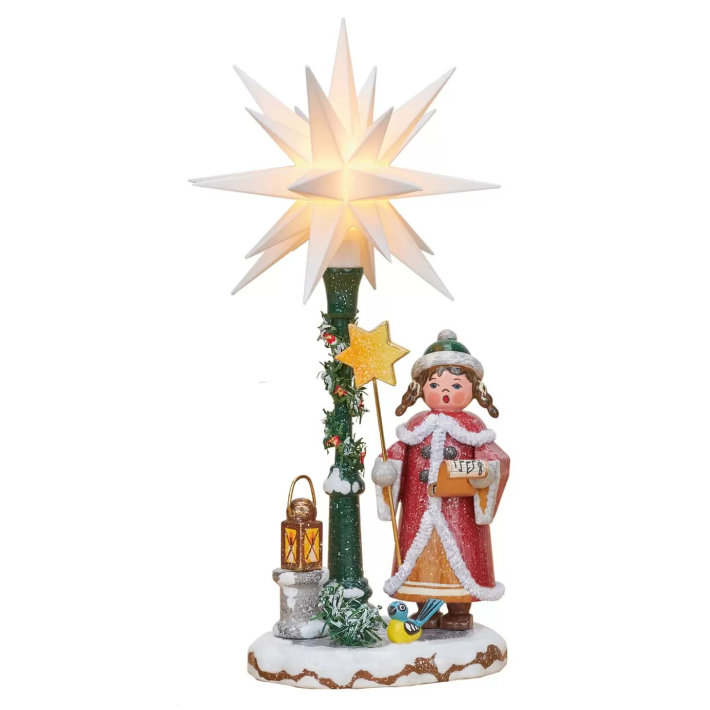 Hubrig Volkskunst Hubrig Miniatures>Winter Children Herrnhuter Carol Singer