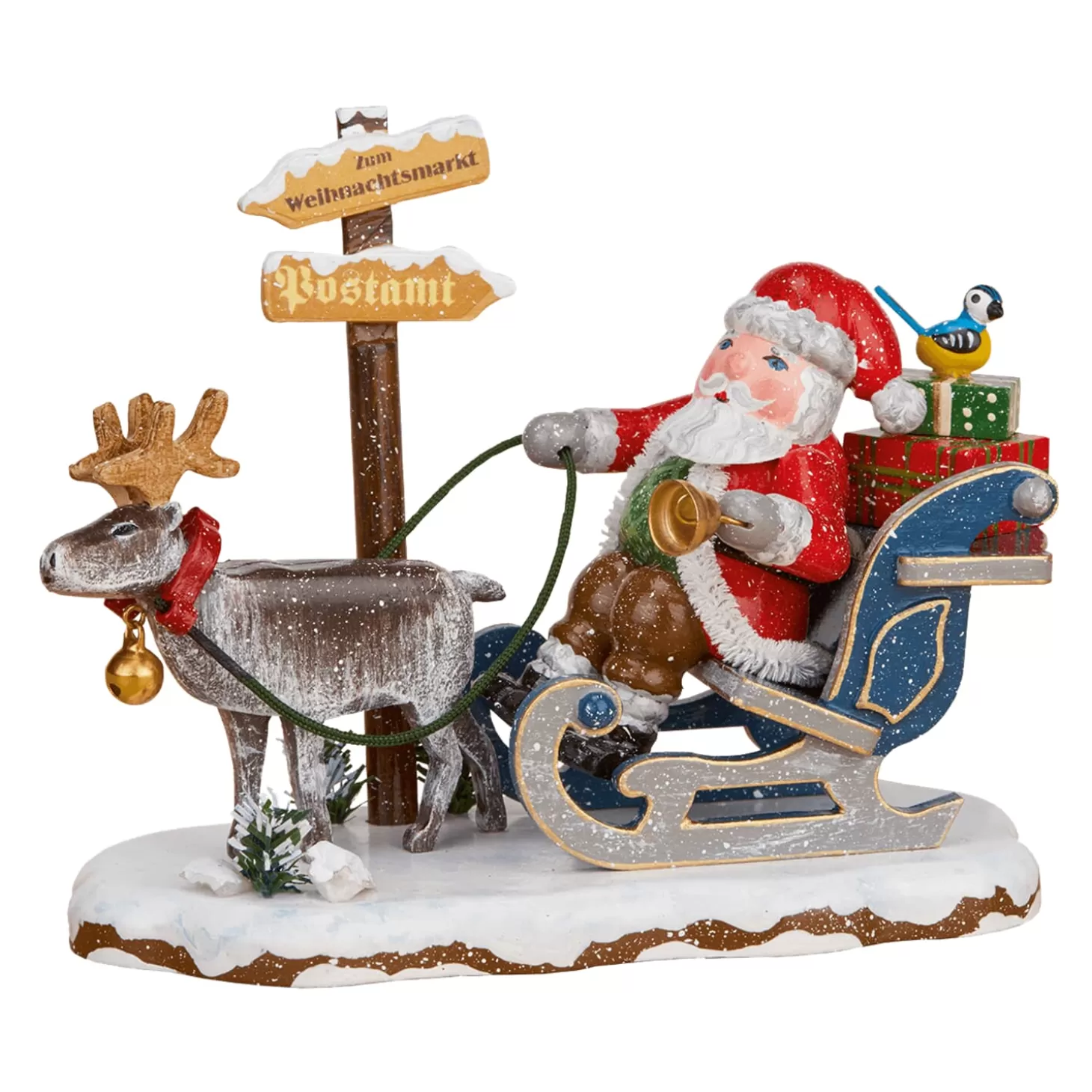 Hubrig Volkskunst Hubrig Miniatures>Winter Children Hurray Santa Claus